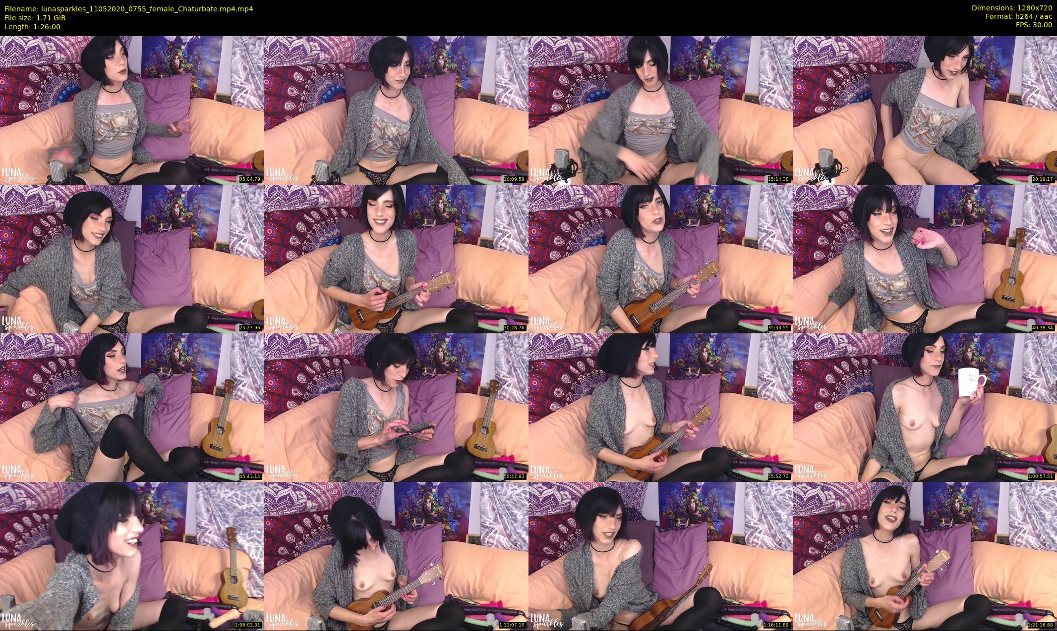lunasparkles — 86 minute Chaturbate female cam show recording, 720p, May 11, 2020