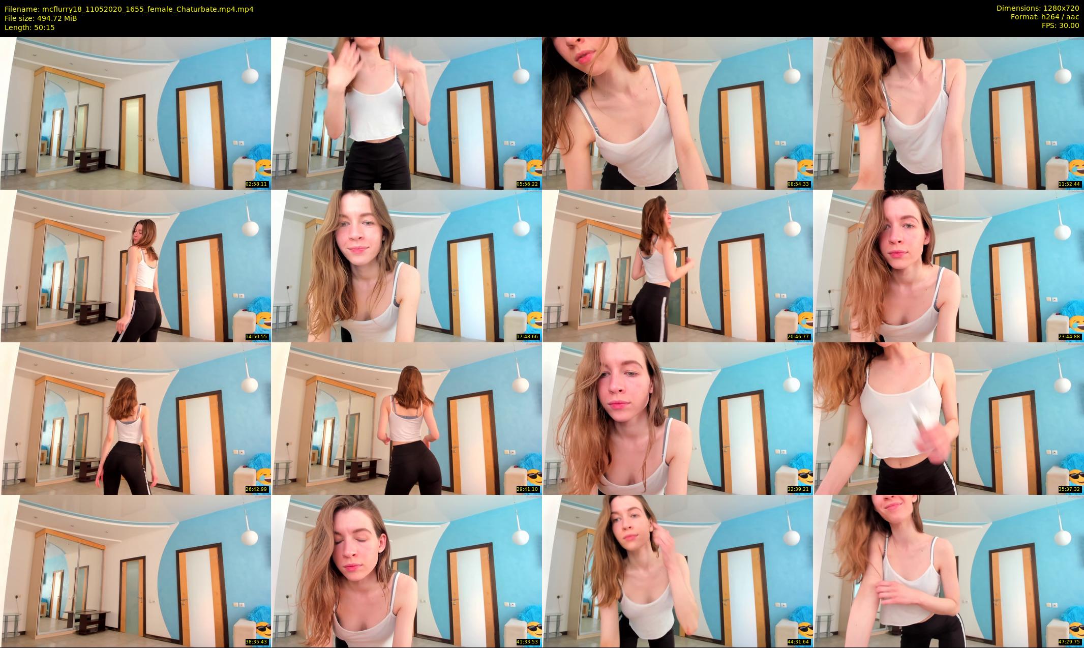 mcflurry18 — 51 minute Chaturbate female cam show recording, 720p, May 11, 2020