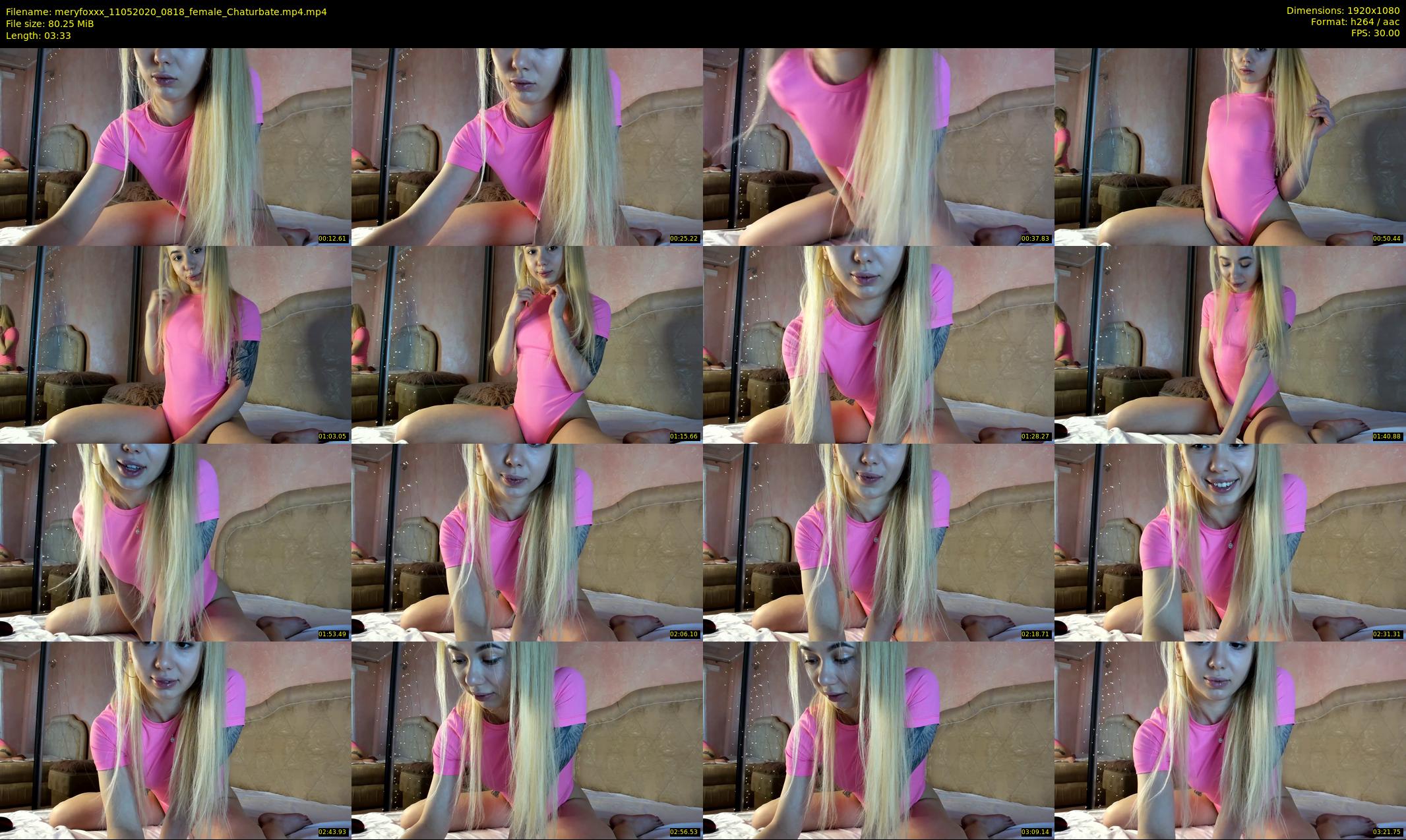 meryfoxxx — 4 minute Chaturbate female cam show recording, 1080p, May 11, 2020