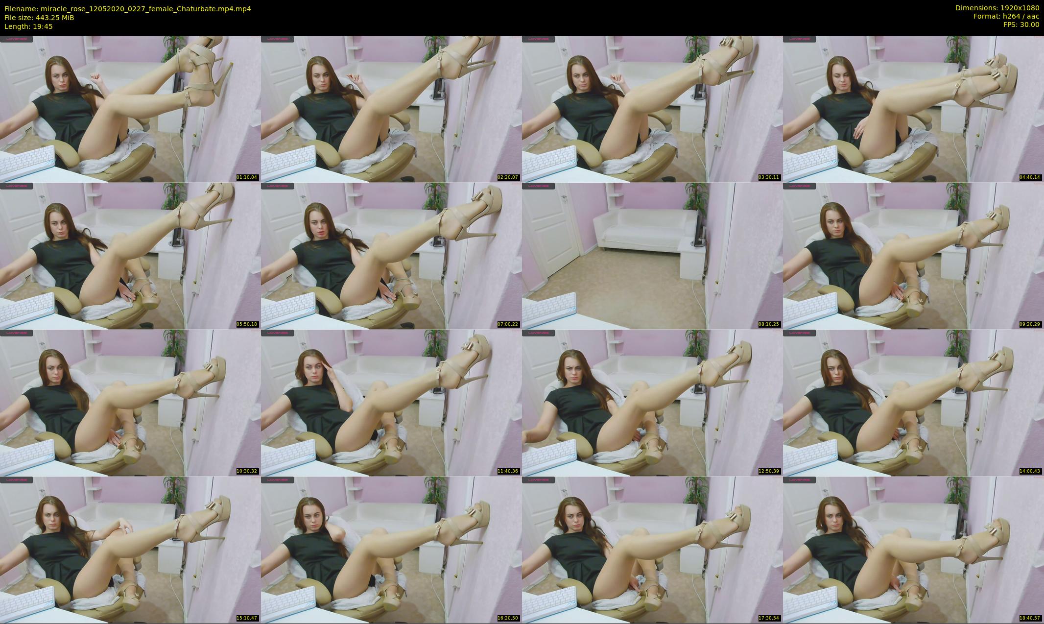 miracle_rose — 20 minute Chaturbate female cam show recording, 1080p, May 12, 2020