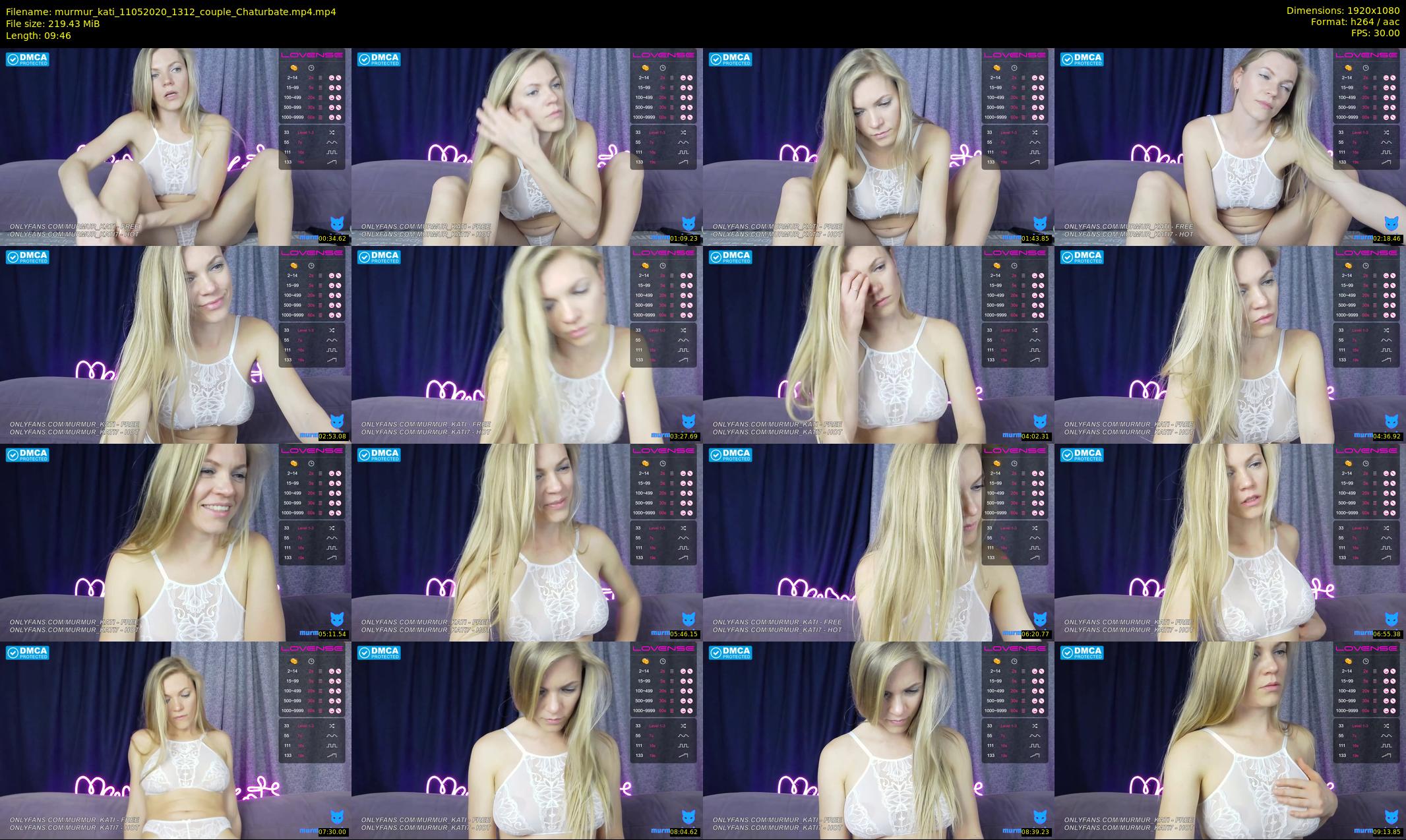 murmur_kati — 10 minute Chaturbate female cam show recording, 1080p, May 11, 2020