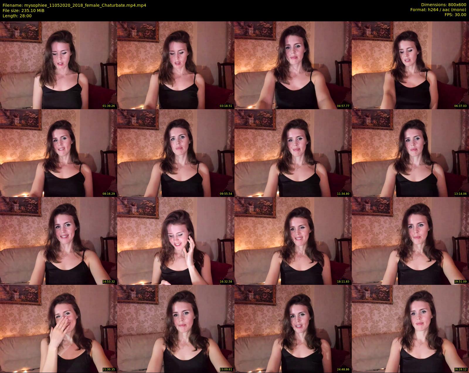 mysophiee — 28 minute Chaturbate female cam show recording, 480p, May 11, 2020