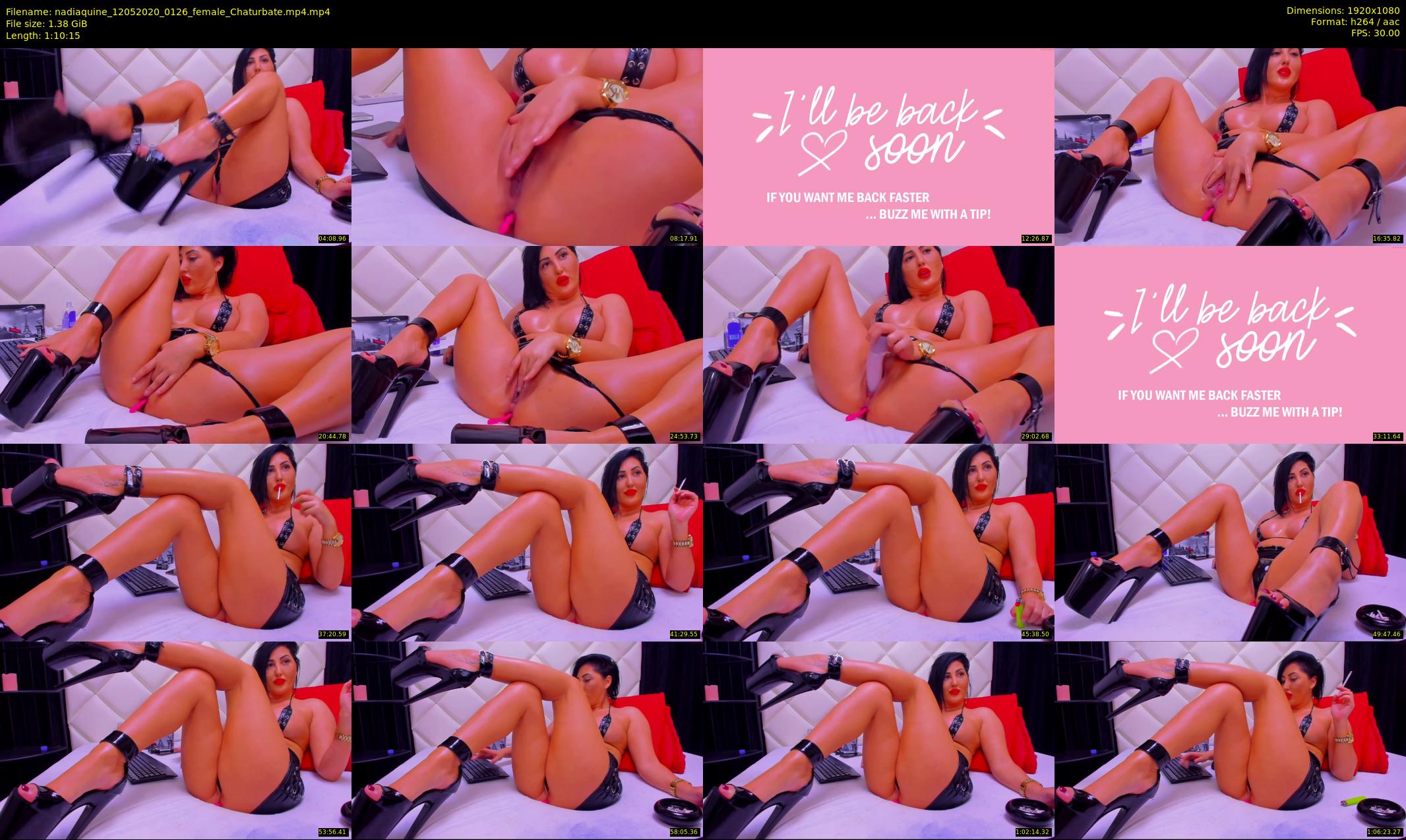 nadiaquine — 71 minute Chaturbate female cam show recording, 1080p, May 12, 2020