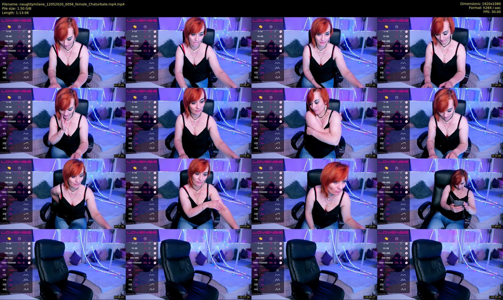 naughtymilane — 74 minute Chaturbate female cam show recording, 1080p, May 12, 2020