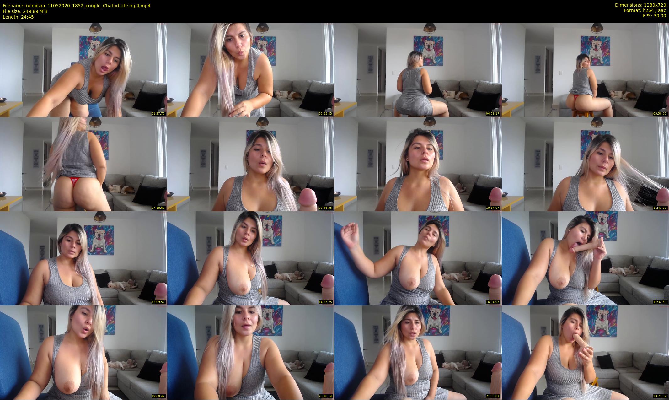 nemisha — 25 minute Chaturbate female cam show recording, 720p, May 11, 2020