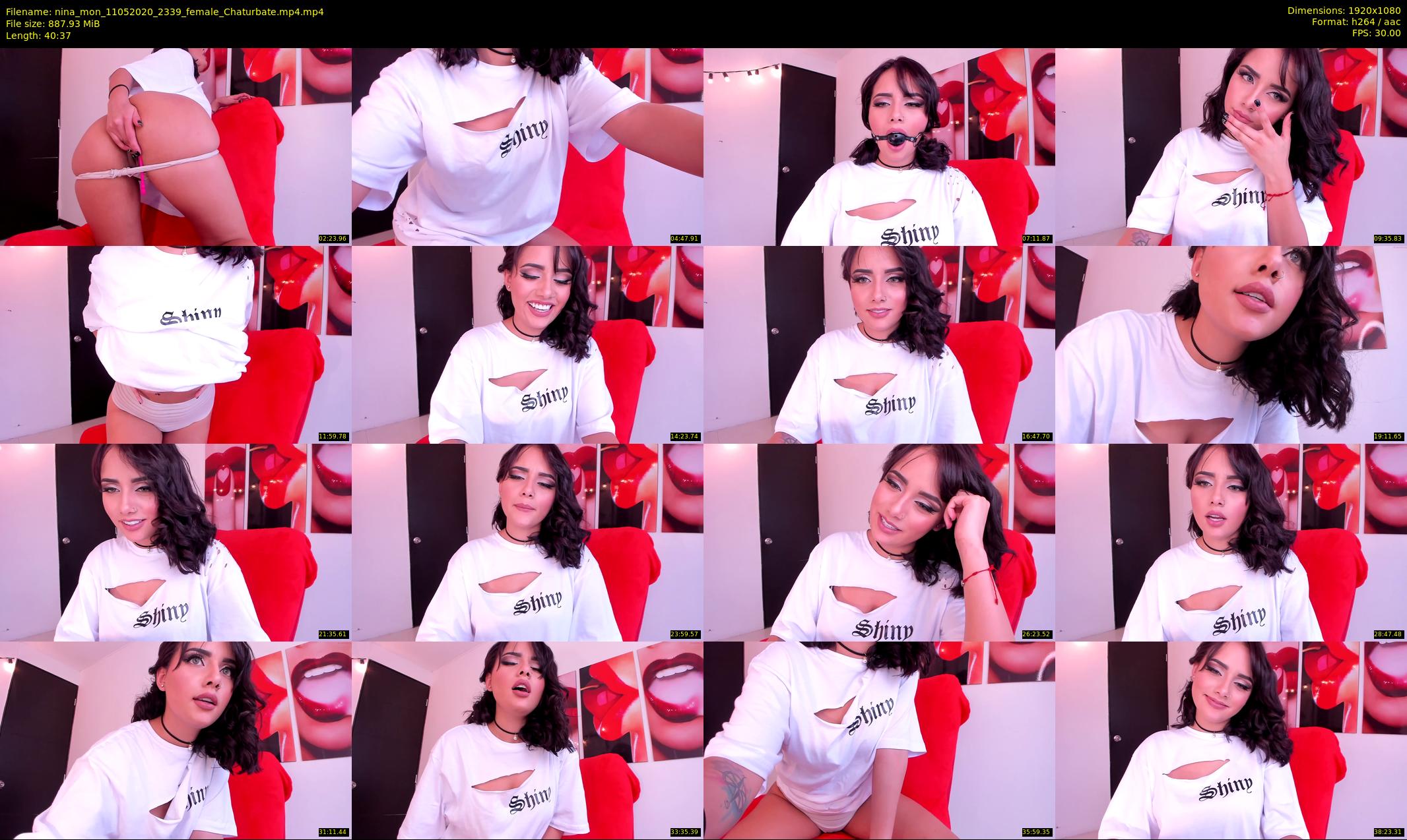 nina_mon — 41 minute Chaturbate female cam show recording, 1080p, May 11, 2020