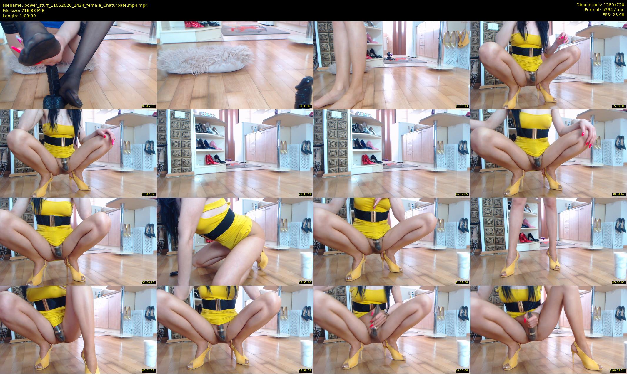 power_stuff — 64 minute Chaturbate female cam show recording, 720p, May 11, 2020