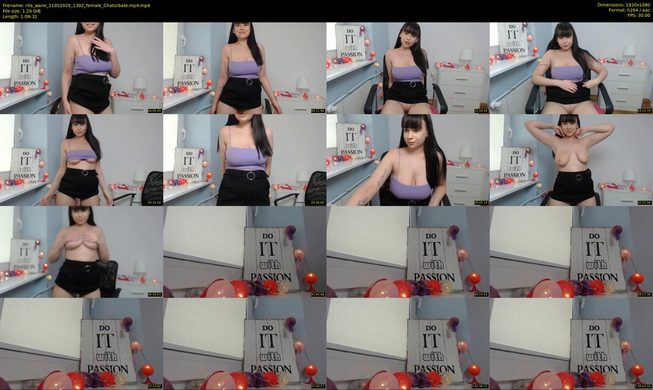 rita_wane — 70 minute Chaturbate female cam show recording, 1080p, May 11, 2020