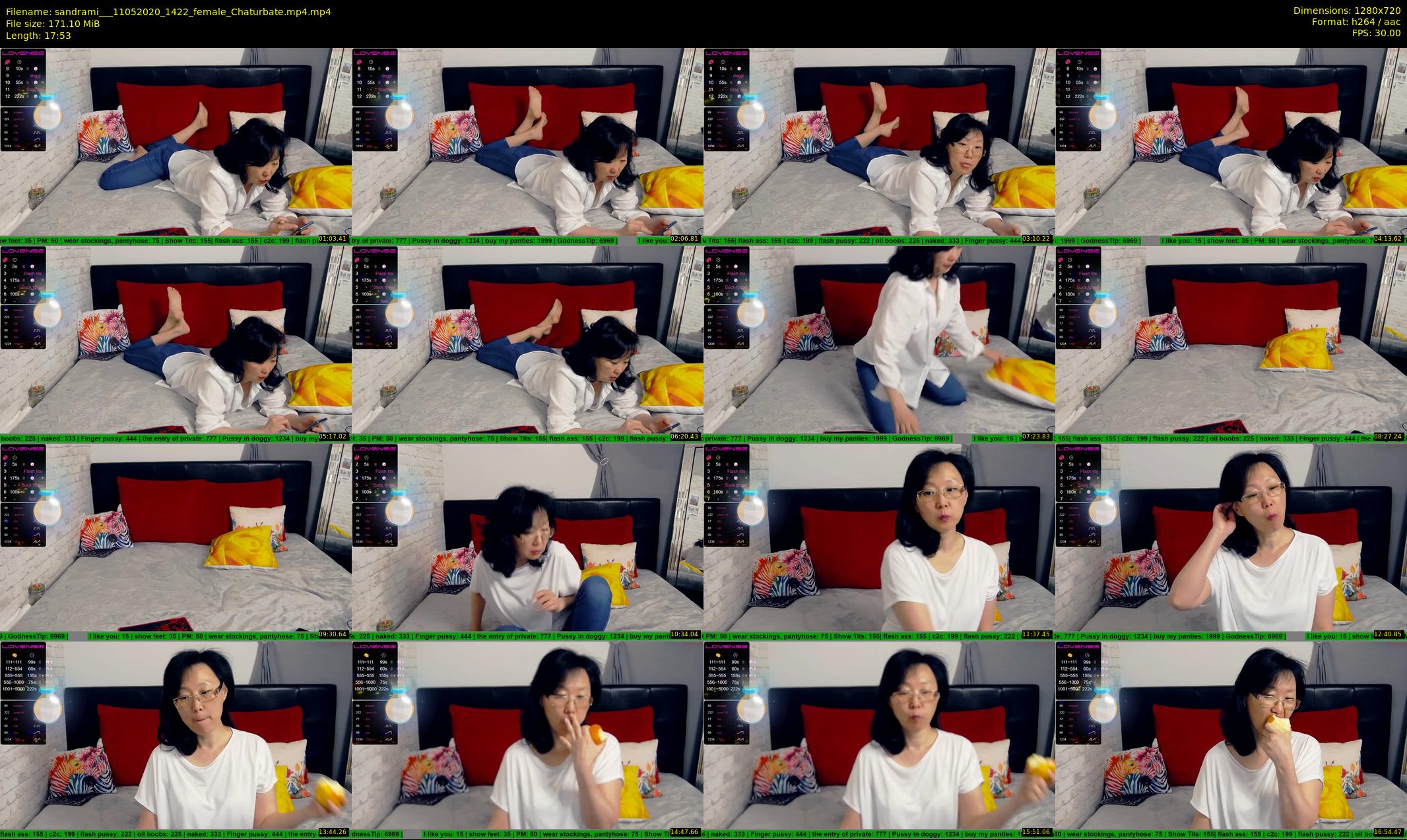 sandrami__ — 18 minute Chaturbate female cam show recording, 720p, May 11, 2020