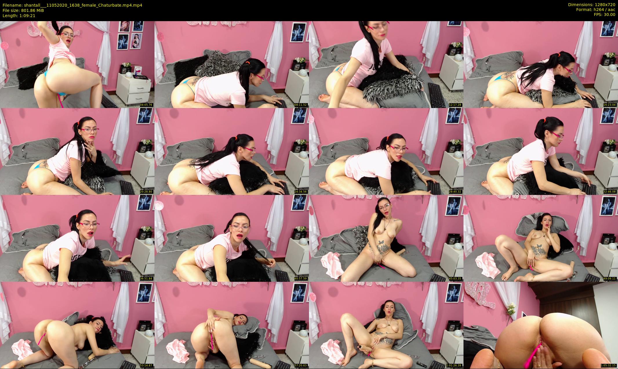 shantall__ — 70 minute Chaturbate female cam show recording, 720p, May 11, 2020