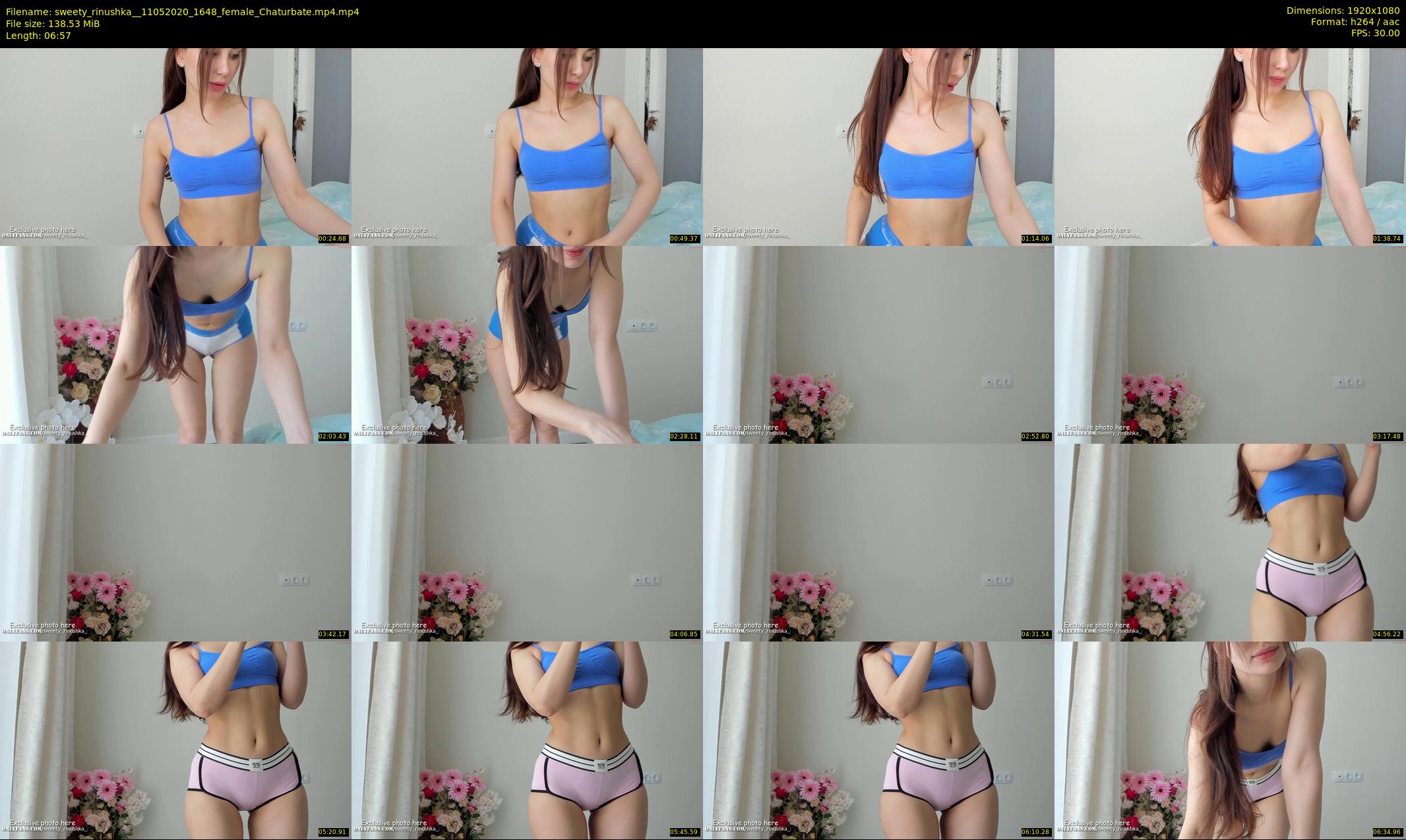 sweety_rinushka_ — 7 minute Chaturbate female cam show recording, 1080p, May 11, 2020