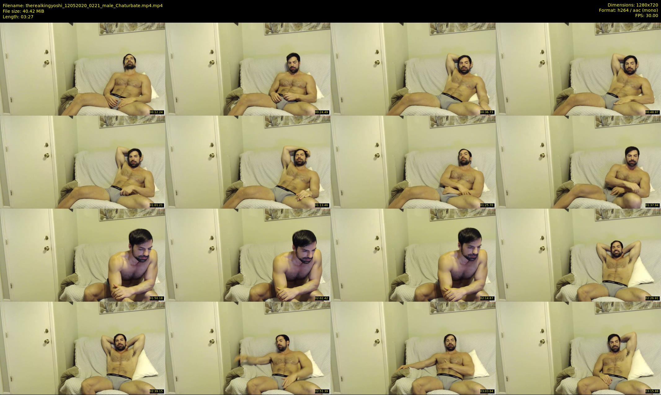 therealkingyoshi — 4 minute Chaturbate male cam show recording, 720p, May 12, 2020