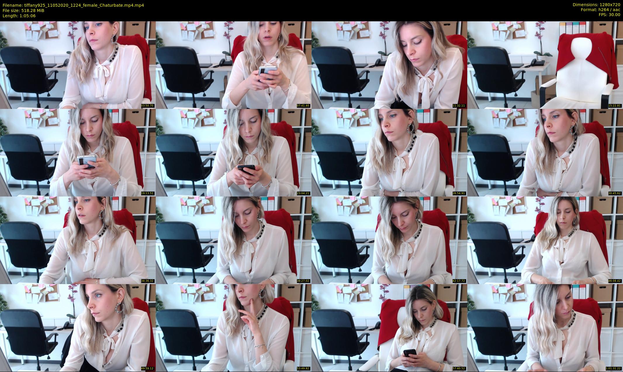 tiffany925 — 66 minute Chaturbate female cam show recording, 720p, May 11, 2020
