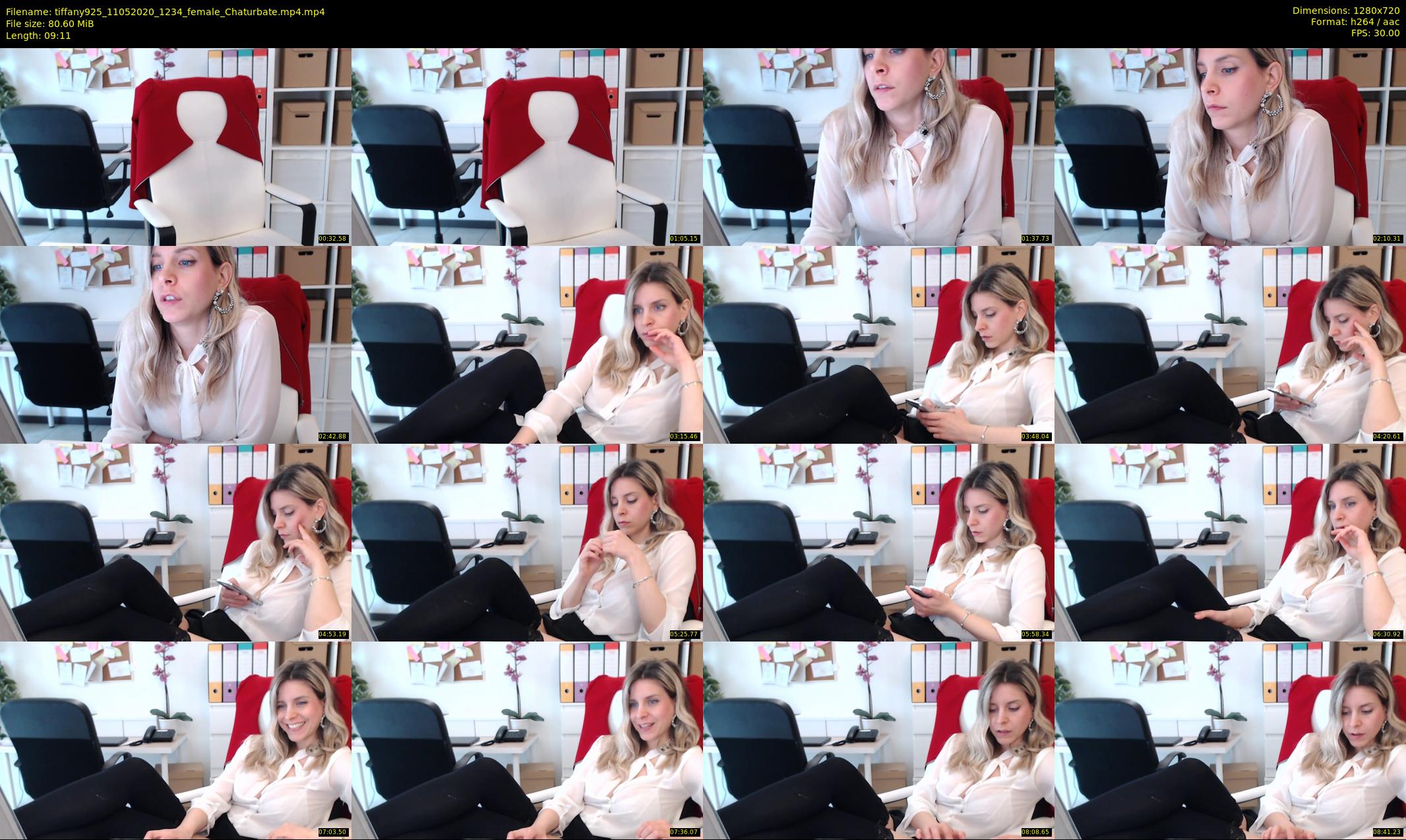 tiffany925 — 10 minute Chaturbate female cam show recording, 720p, May 11, 2020