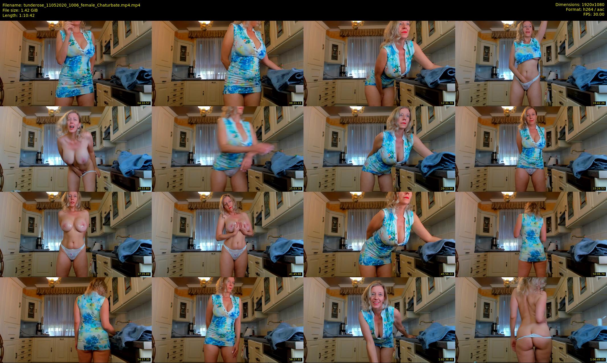 tunderose — 71 minute Chaturbate female cam show recording, 1080p, May 11, 2020