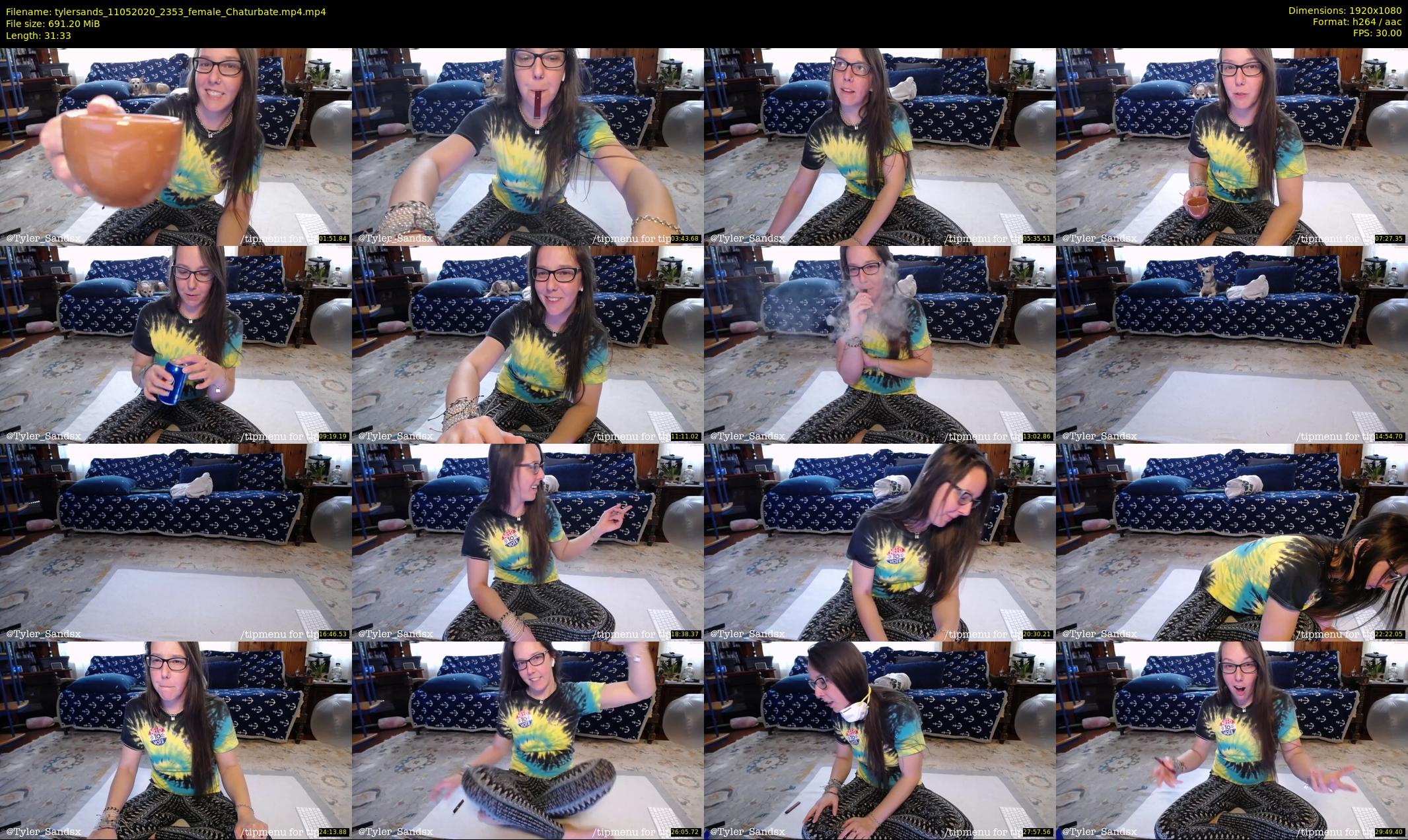 tylersands — 32 minute Chaturbate female cam show recording, 1080p, May 11, 2020