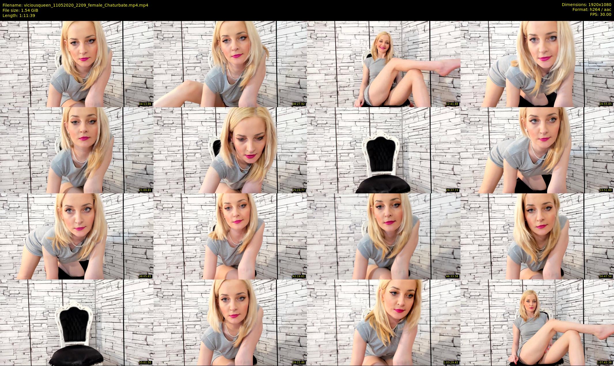 viciousqueen — 72 minute Chaturbate female cam show recording, 1080p, May 11, 2020