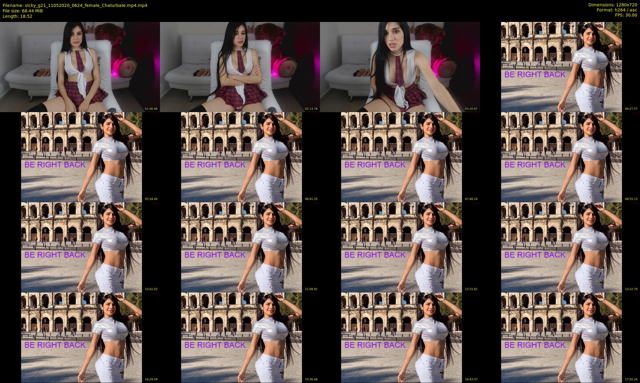 vicky_g21 — 19 minute Chaturbate female cam show recording, 720p, May 11, 2020
