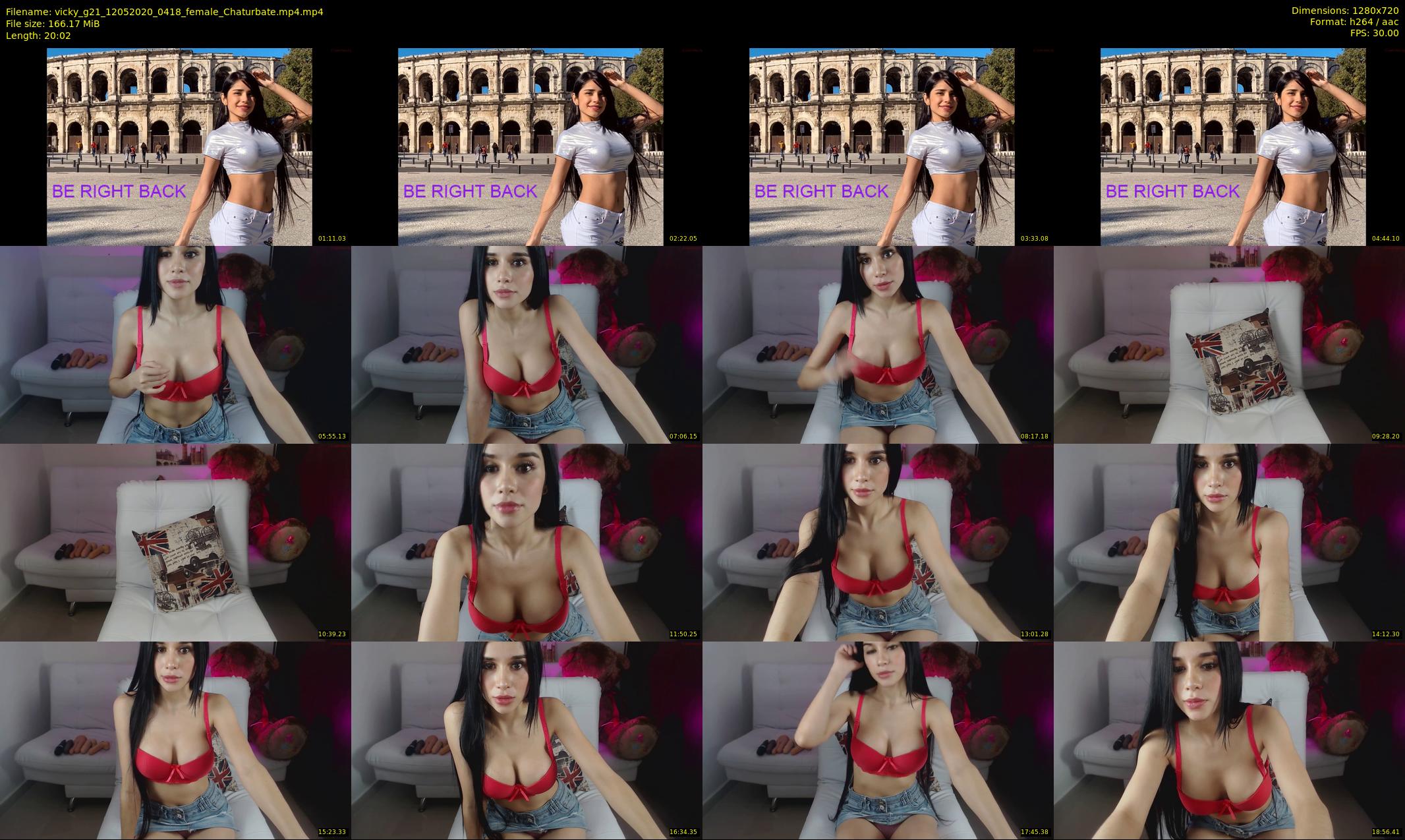 vicky_g21 — 21 minute Chaturbate female cam show recording, 720p, May 12, 2020