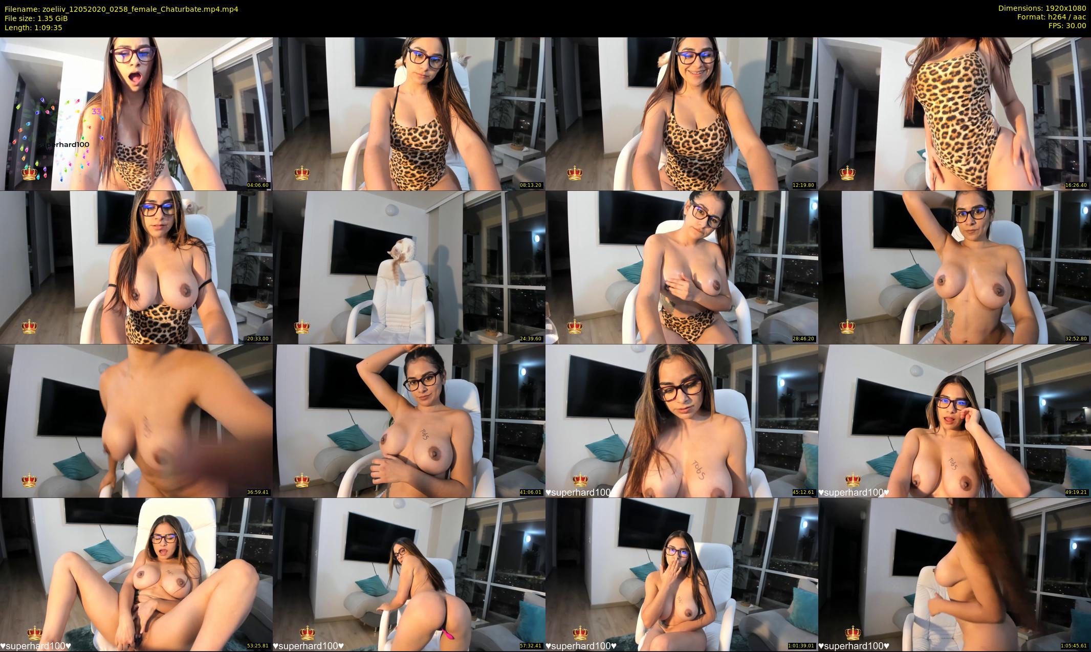 zoeliiv — 70 minute Chaturbate female cam show recording, 1080p, May 12, 2020