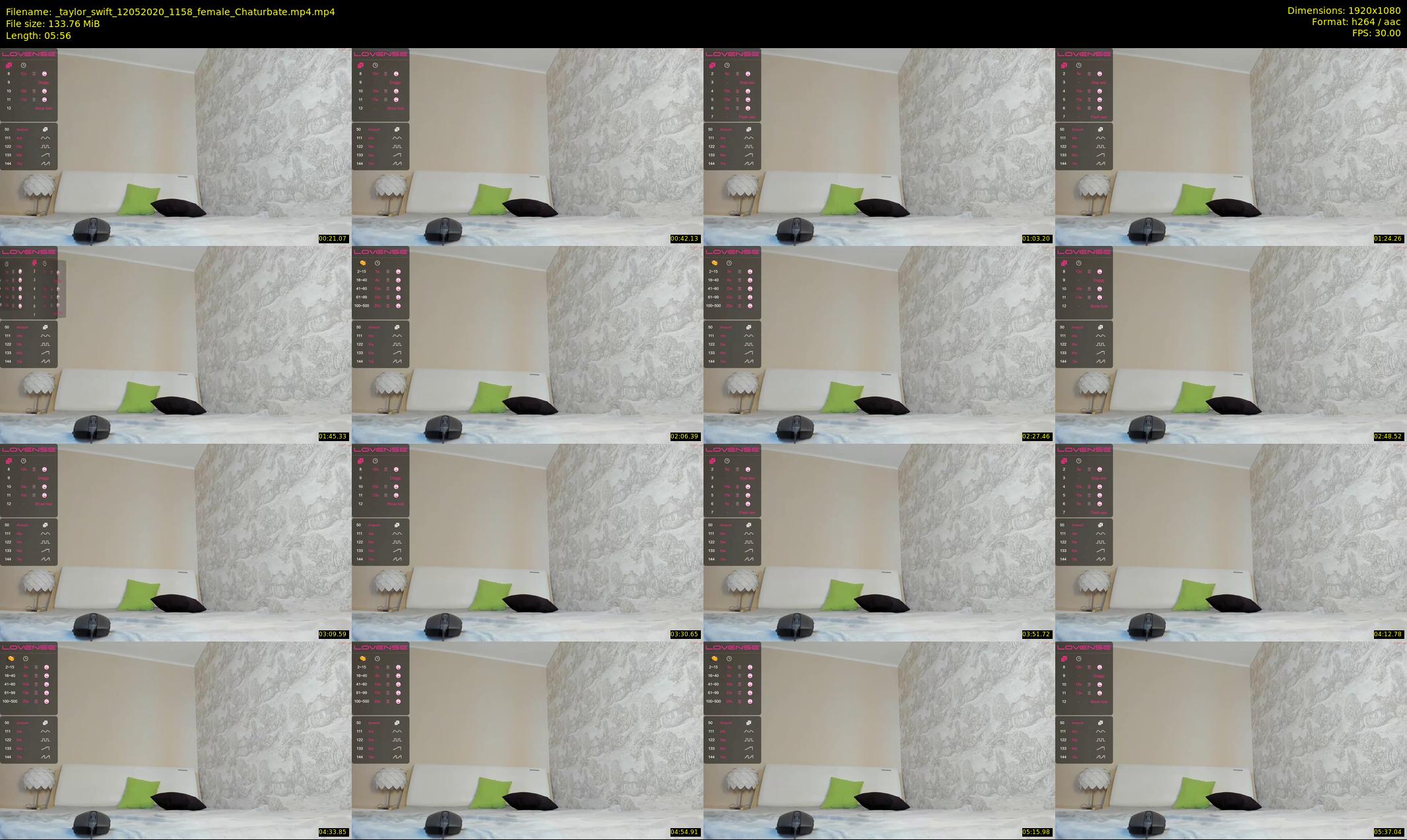 _taylor_swift — 6 minute Chaturbate female cam show recording, 1080p, May 12, 2020
