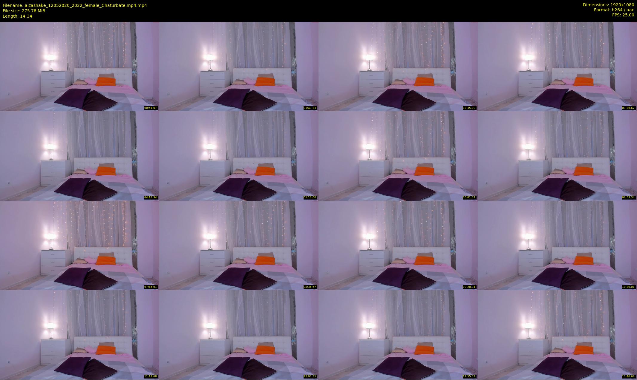aizashake — 15 minute Chaturbate female cam show recording, 1080p, May 12, 2020