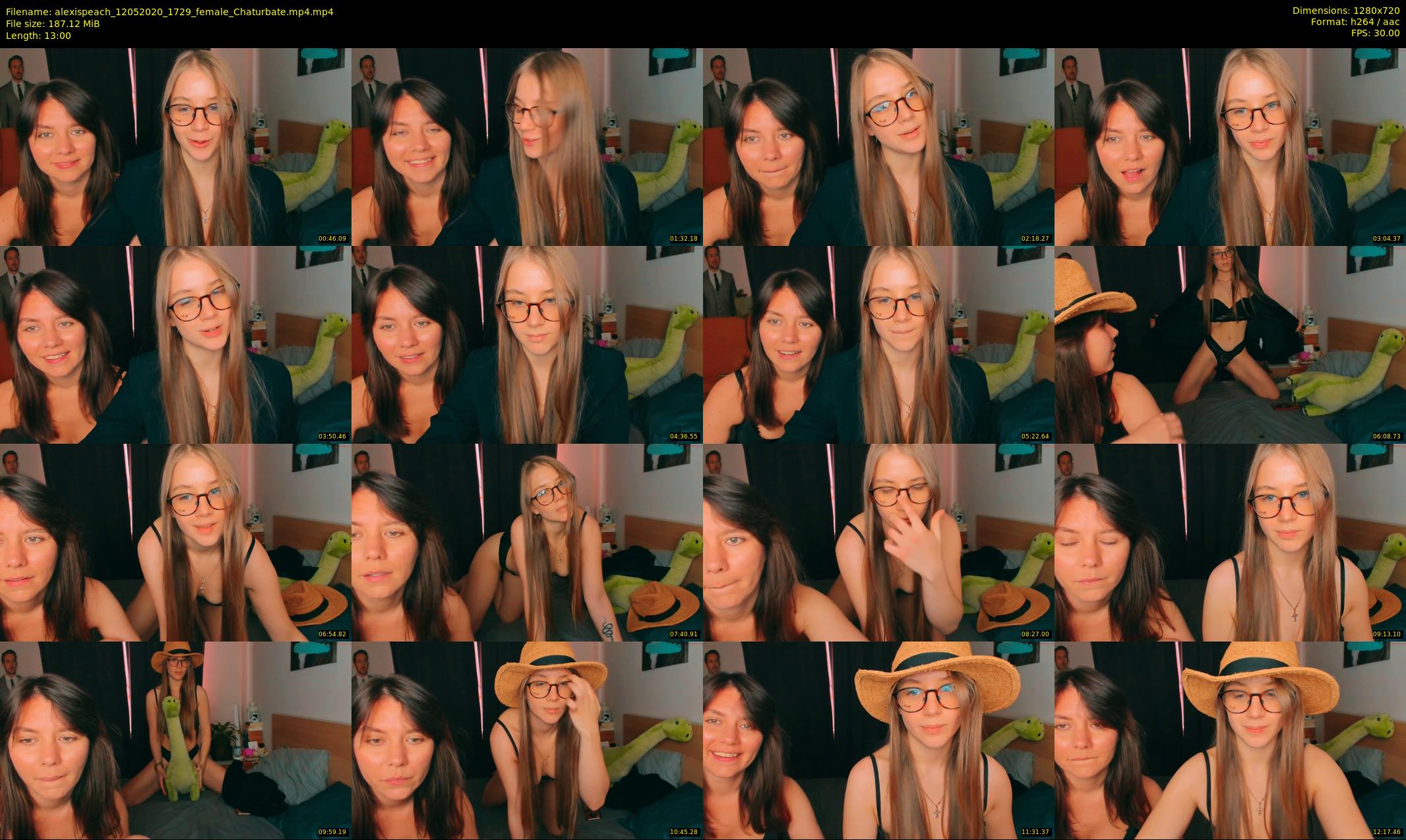 alexispeach — 13 minute Chaturbate female cam show recording, 720p, May 12, 2020