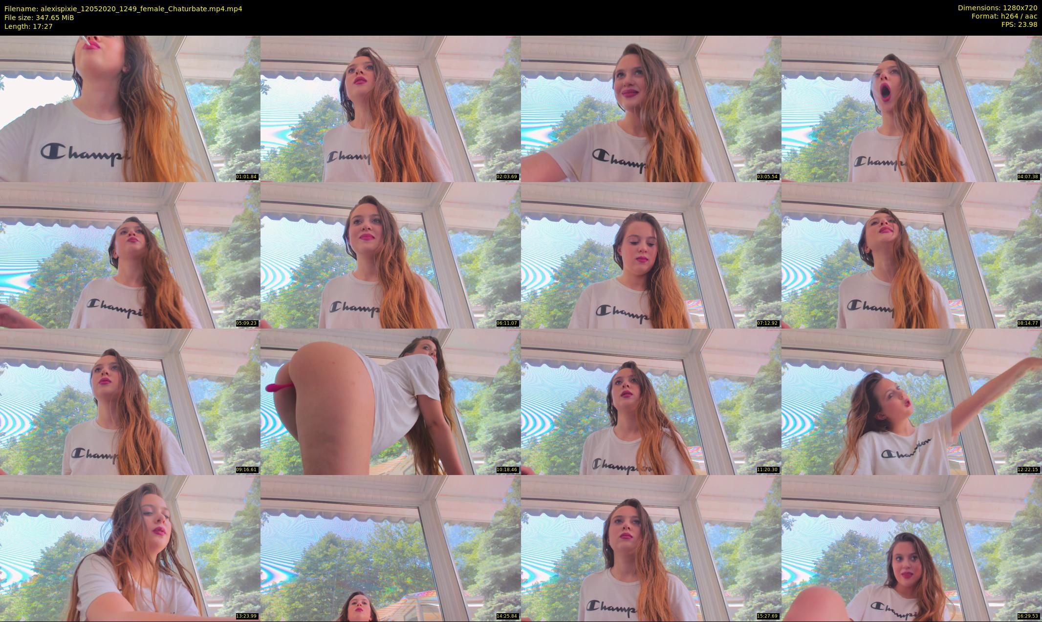 alexispixie — 18 minute Chaturbate female cam show recording, 720p, May 12, 2020