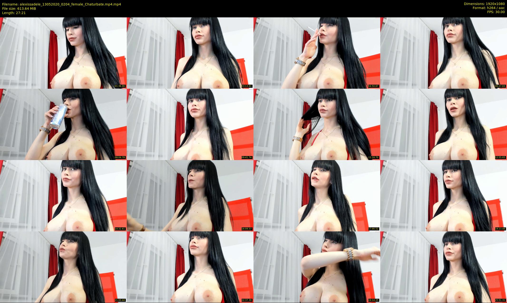 alexissadele — 28 minute Chaturbate female cam show recording, 1080p, May 13, 2020