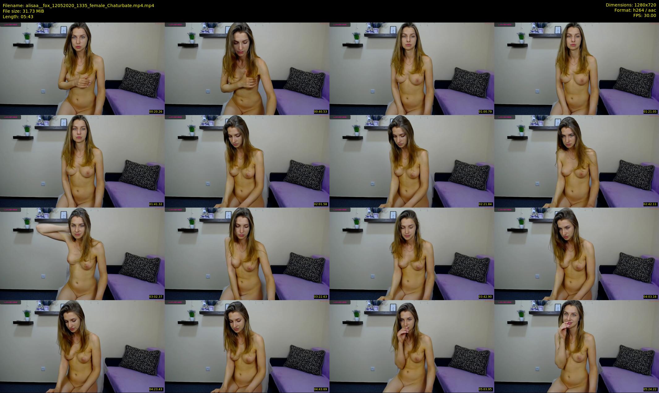 alisaa__fox — 6 minute Chaturbate female cam show recording, 720p, May 12, 2020
