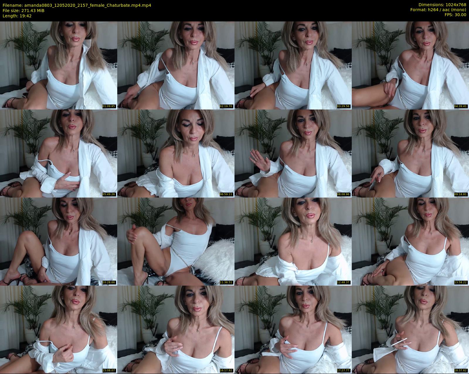 amanda0803 — 20 minute Chaturbate female cam show recording, 720p, May 12, 2020