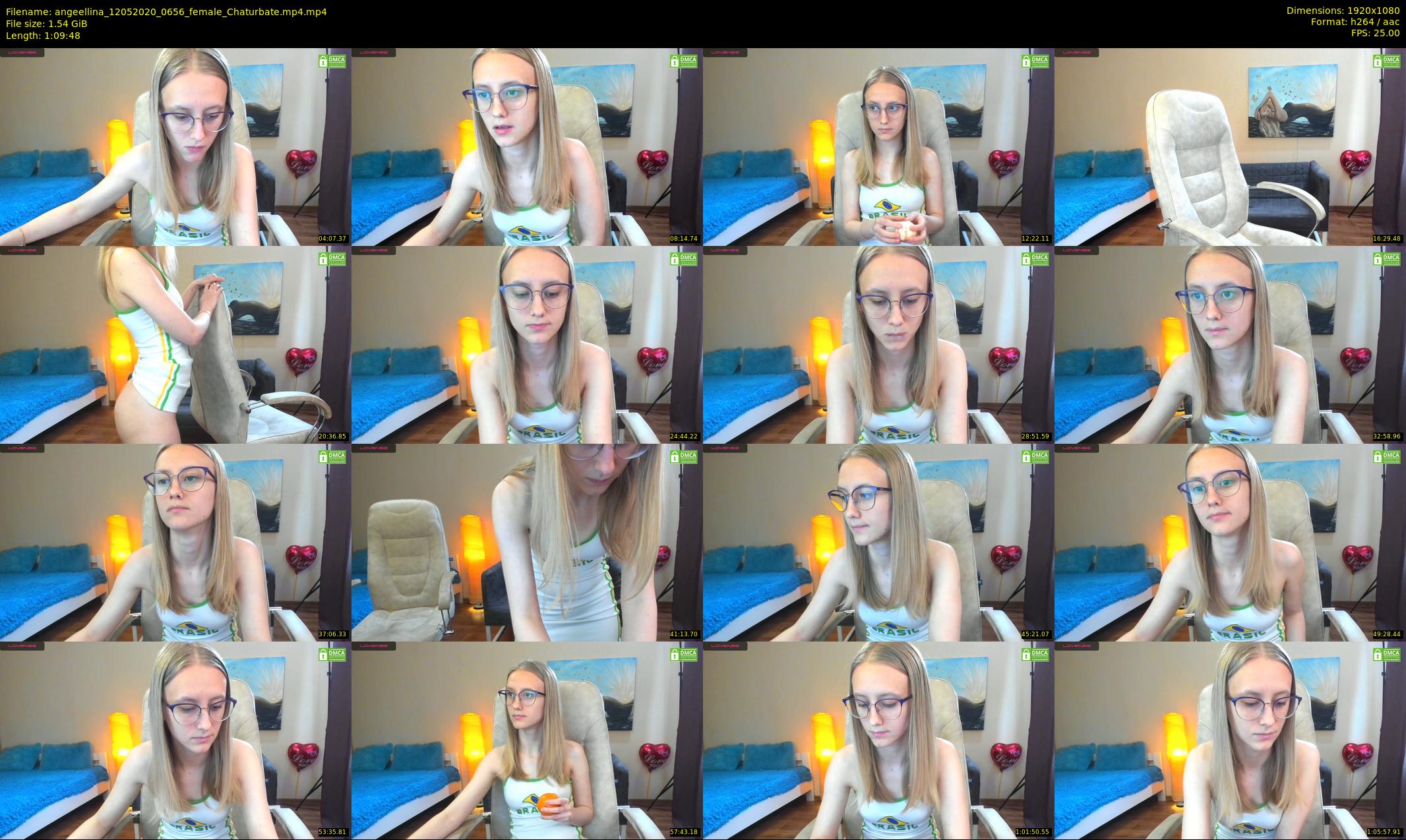 angeellina — 70 minute Chaturbate female cam show recording, 1080p, May 12, 2020