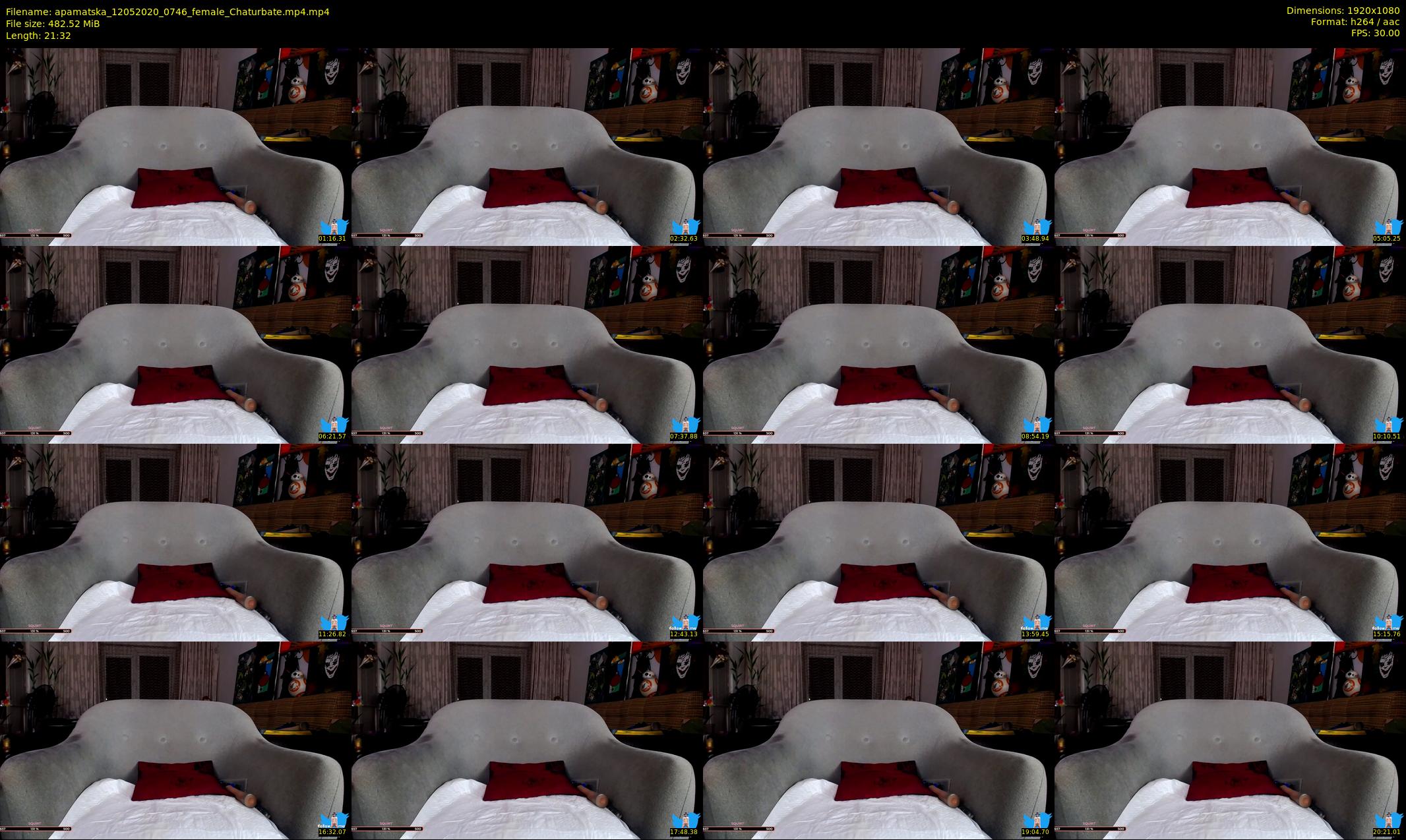 apamatska — 22 minute Chaturbate female cam show recording, 1080p, May 12, 2020