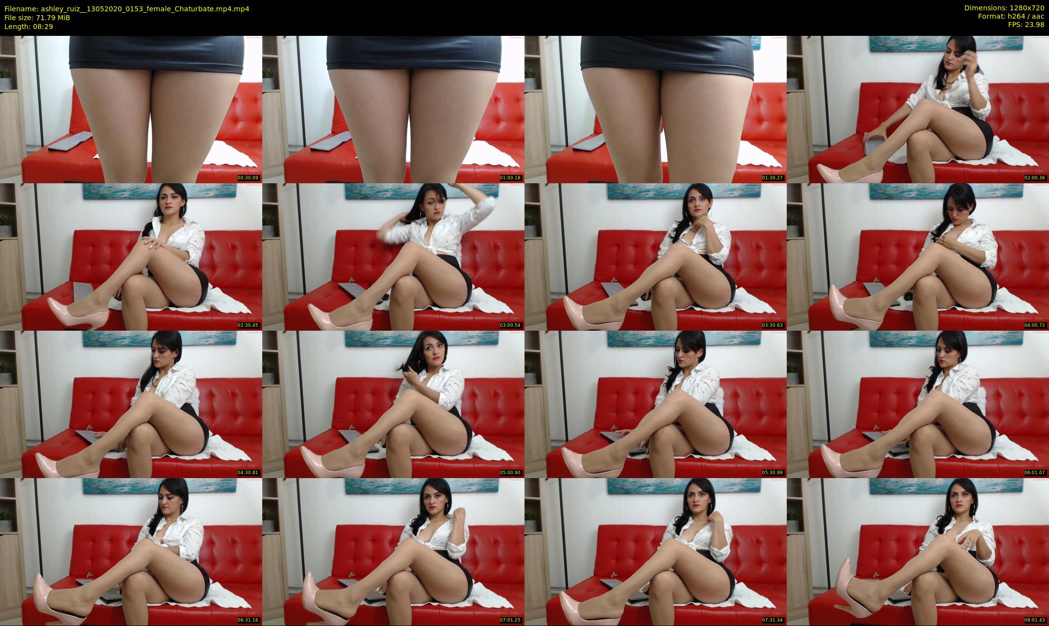 ashley_ruiz_ — 9 minute Chaturbate female cam show recording, 720p, May 13, 2020