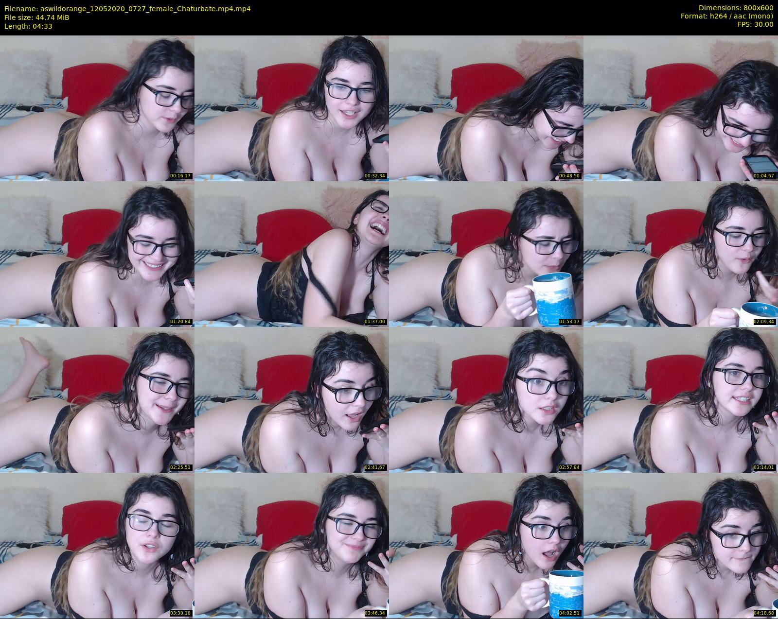 aswildorange — 5 minute Chaturbate female cam show recording, 480p, May 12, 2020