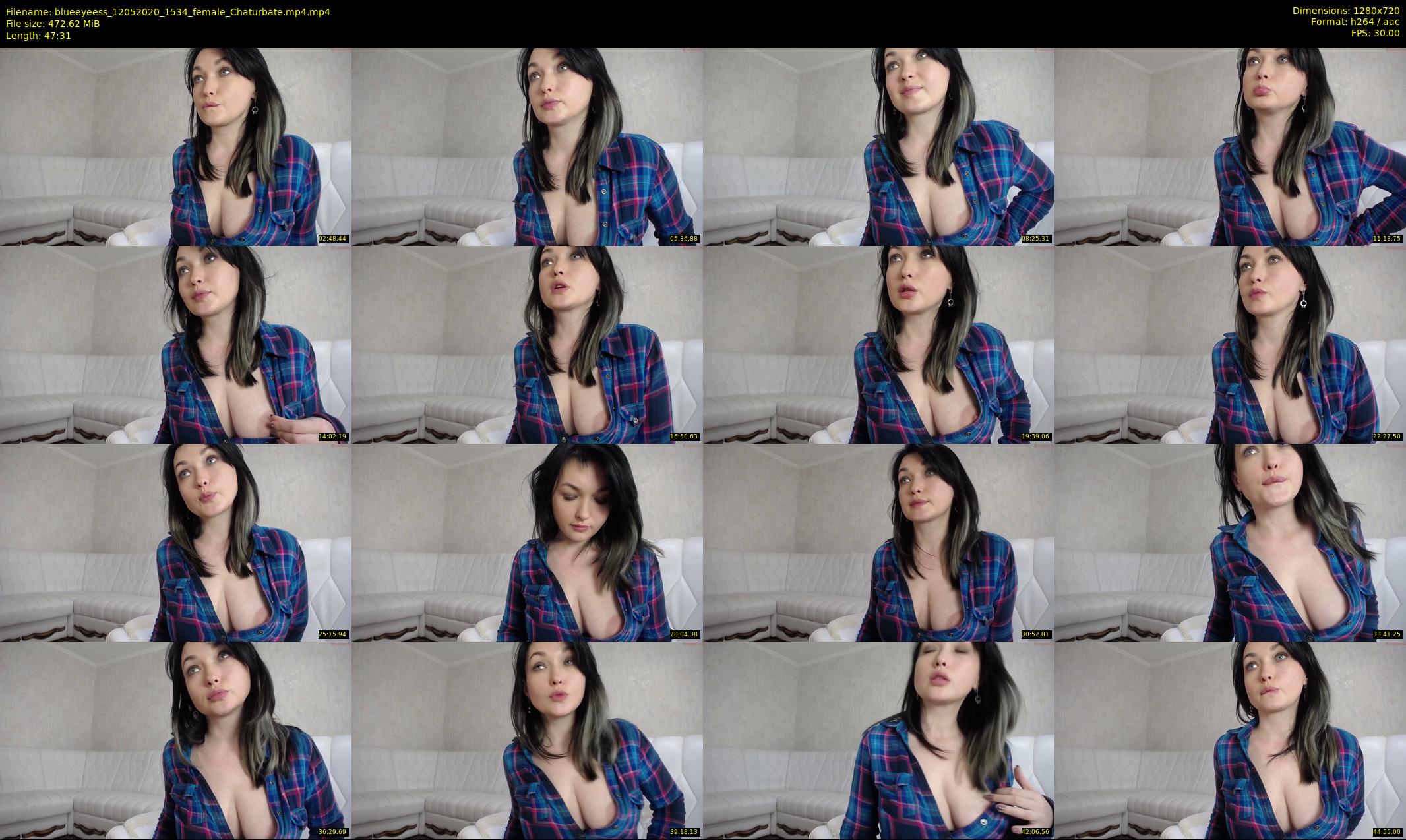 blueeyeess — 48 minute Chaturbate female cam show recording, 720p, May 12, 2020