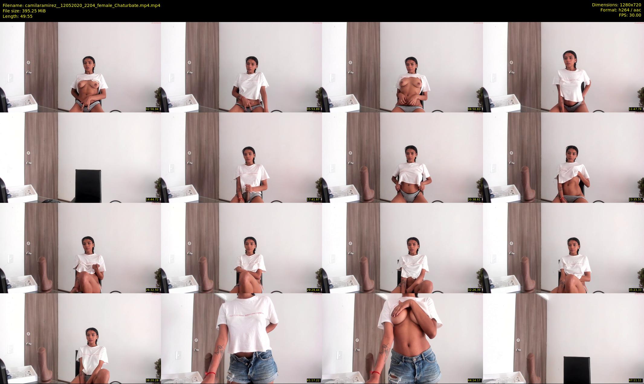 camilaramirez_ — 50 minute Chaturbate female cam show recording, 720p, May 12, 2020