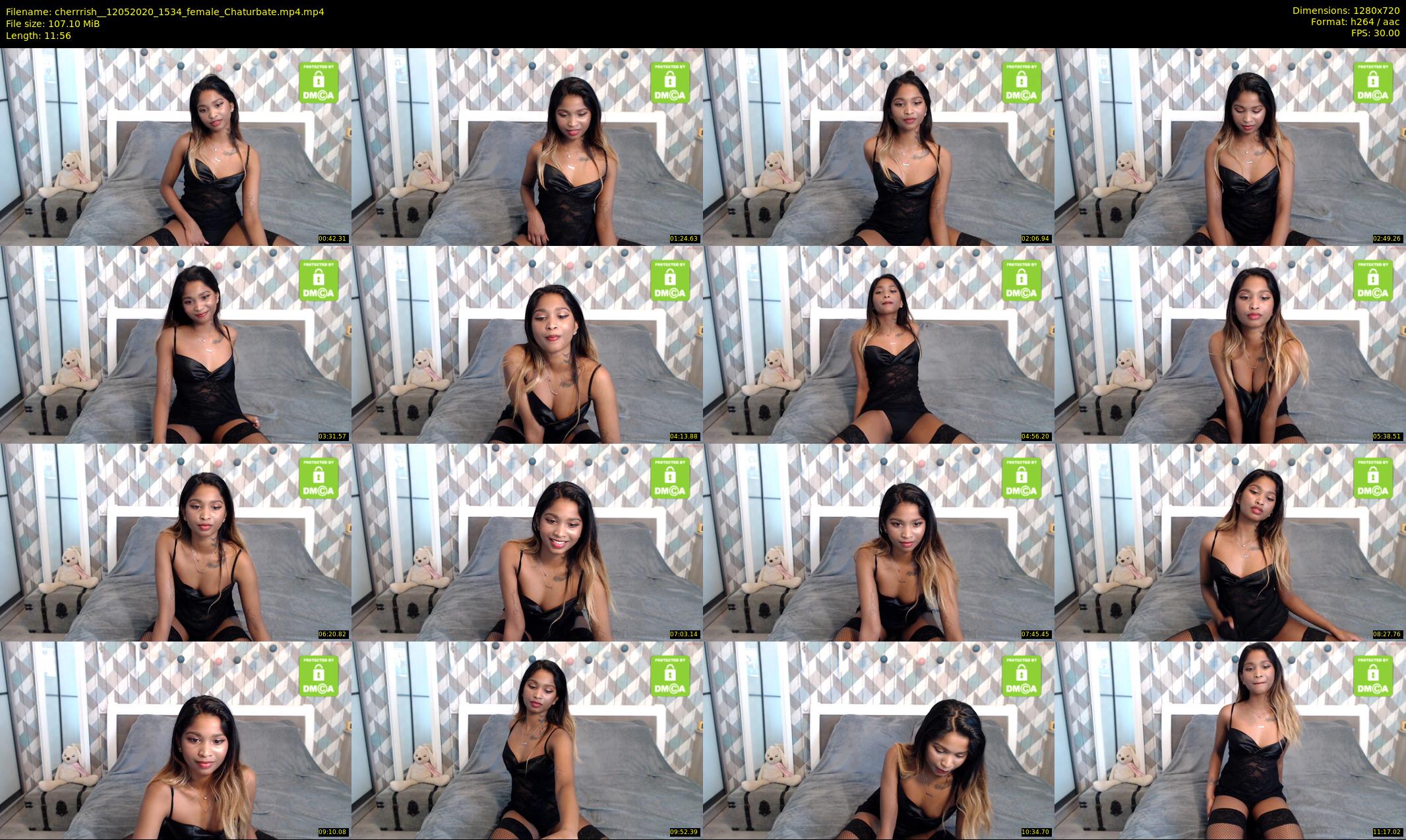 cherrrish_ — 12 minute Chaturbate female cam show recording, 720p, May 12, 2020