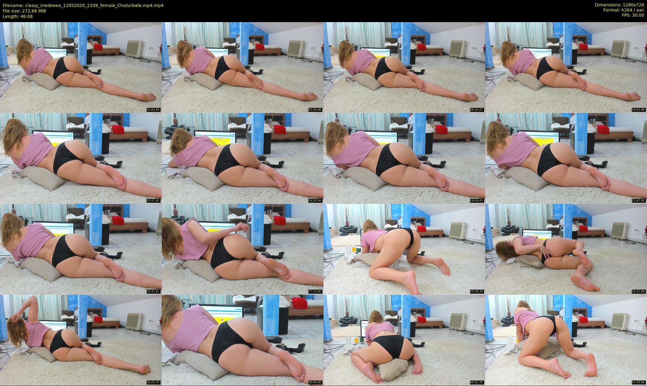 classy_medeeea — 47 minute Chaturbate female cam show recording, 720p, May 12, 2020
