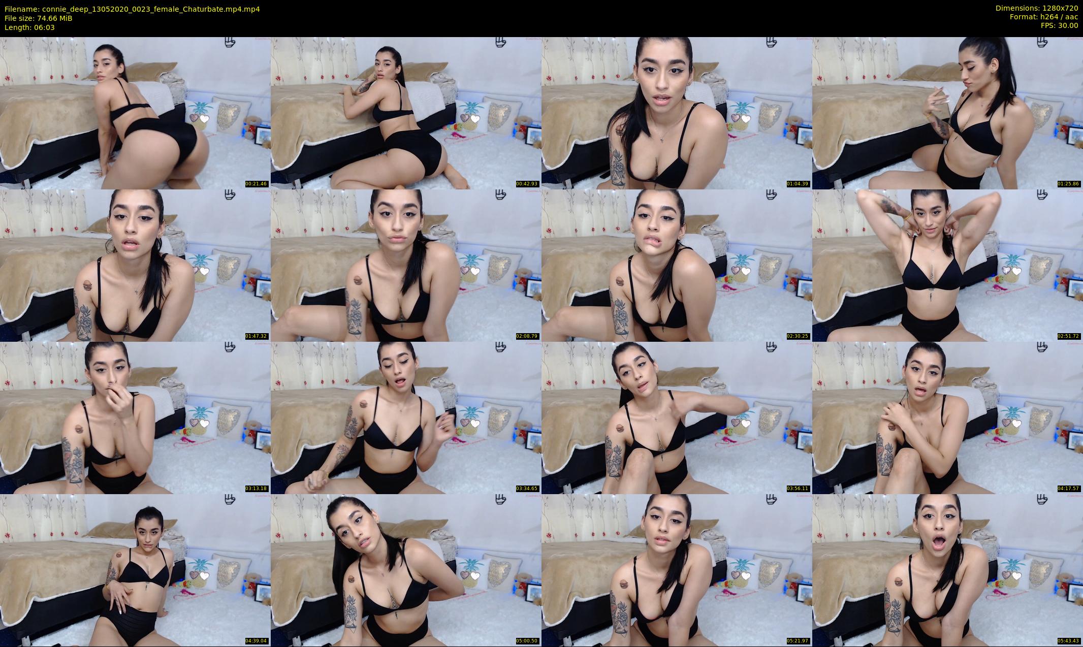 connie_deep — 7 minute Chaturbate female cam show recording, 720p, May 13, 2020