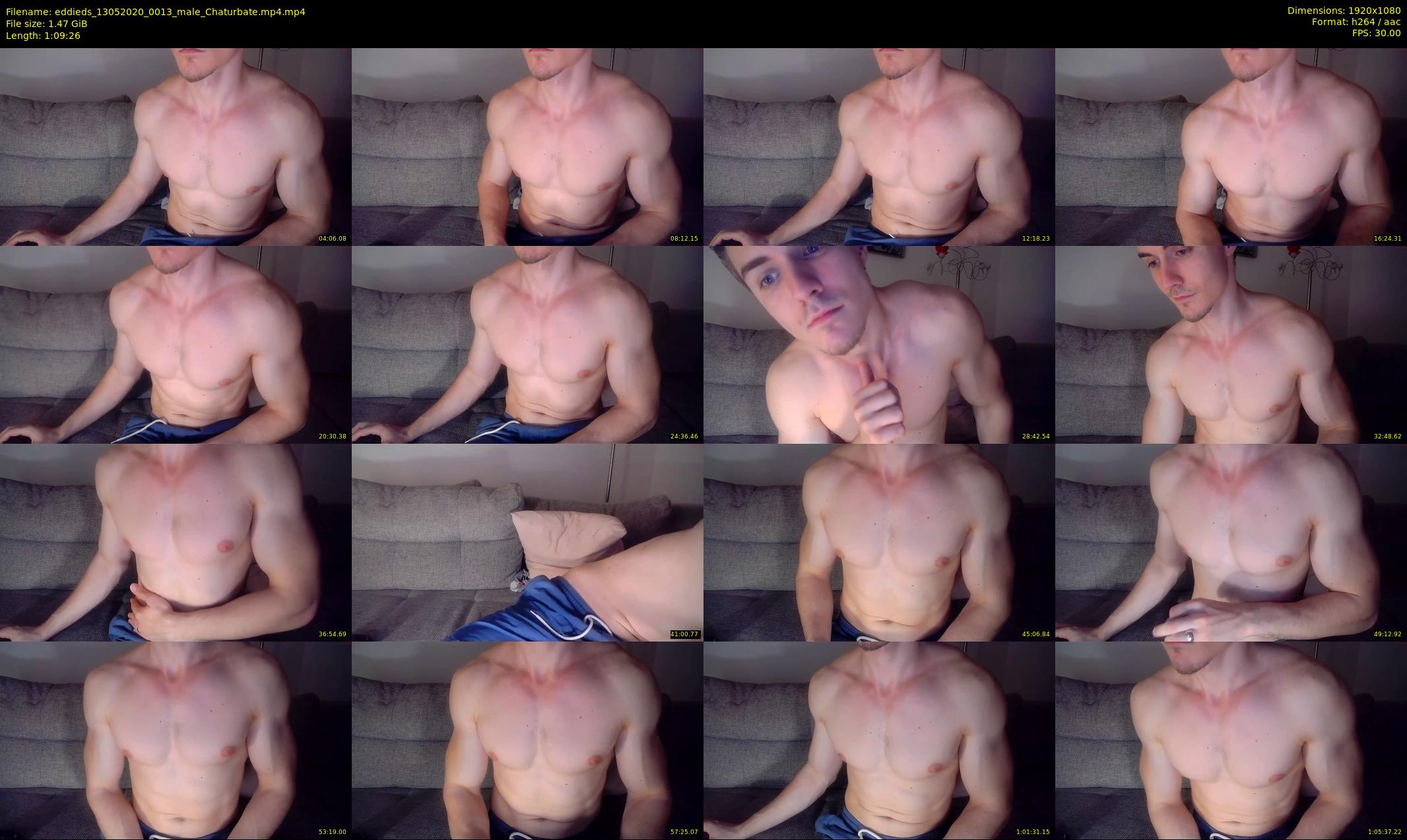 eddieds — 70 minute Chaturbate male cam show recording, 1080p, May 13, 2020