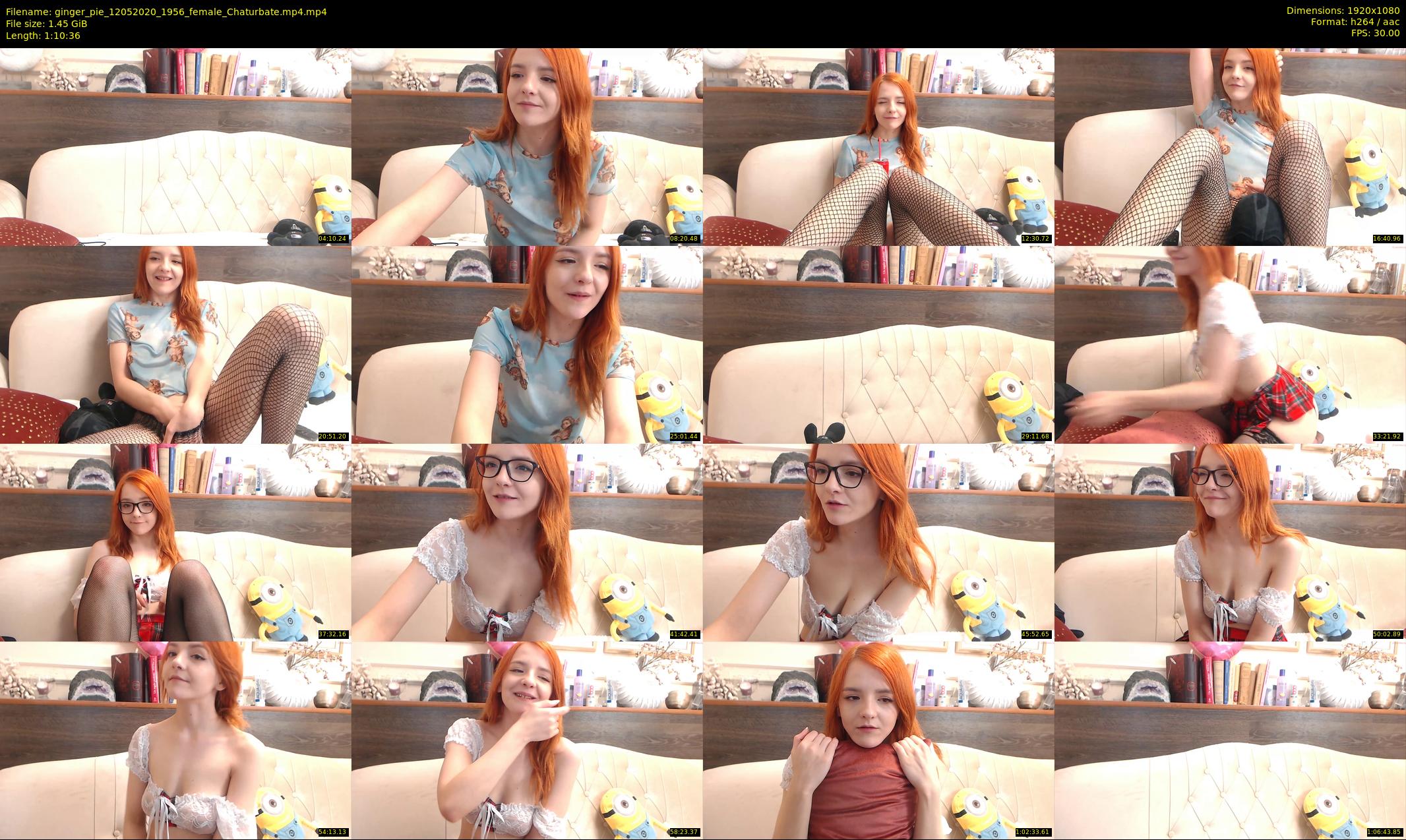 ginger_pie — 71 minute Chaturbate female cam show recording, 1080p, May 12, 2020