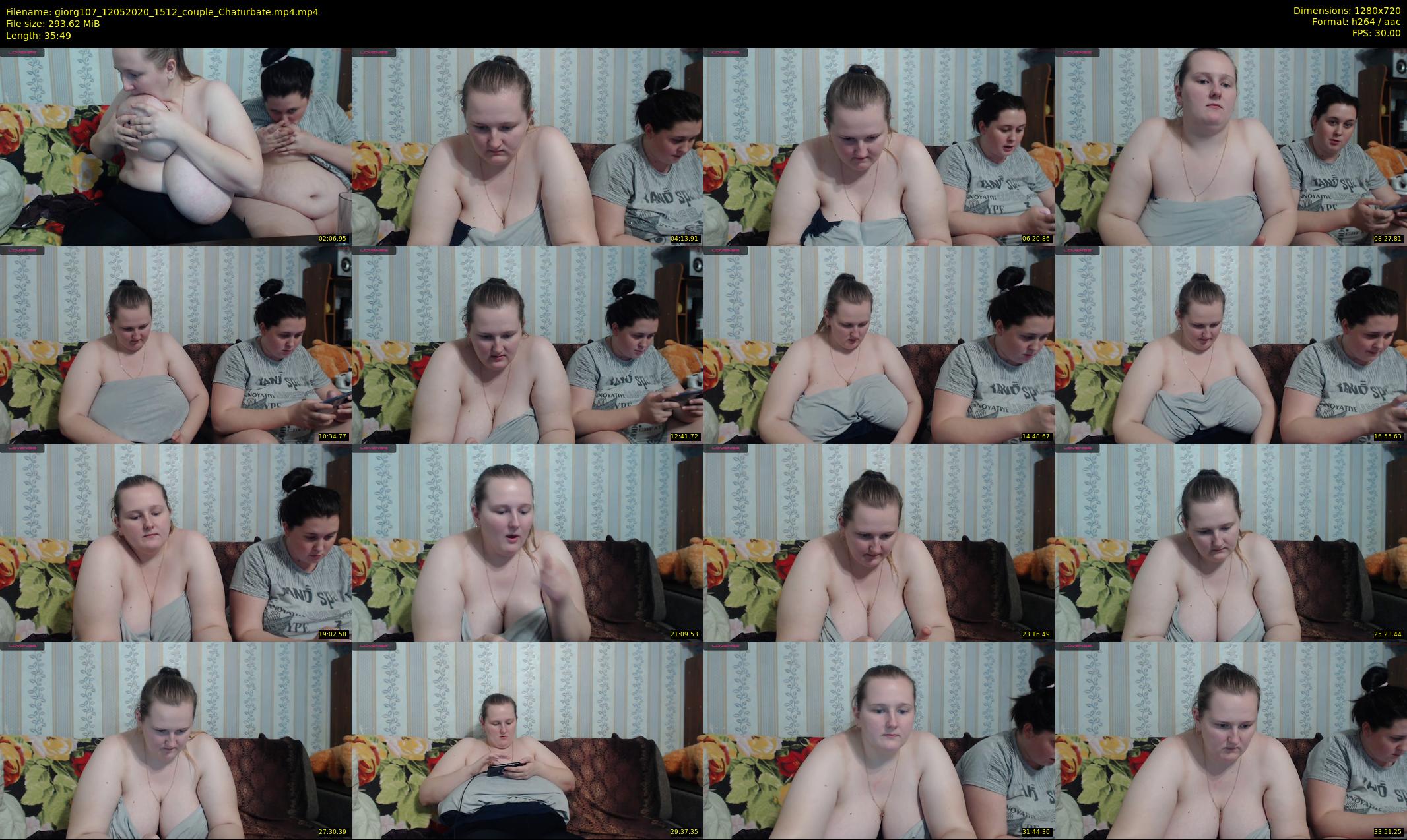 giorg107 — 36 minute Chaturbate couple cam show recording, 720p, May 12, 2020