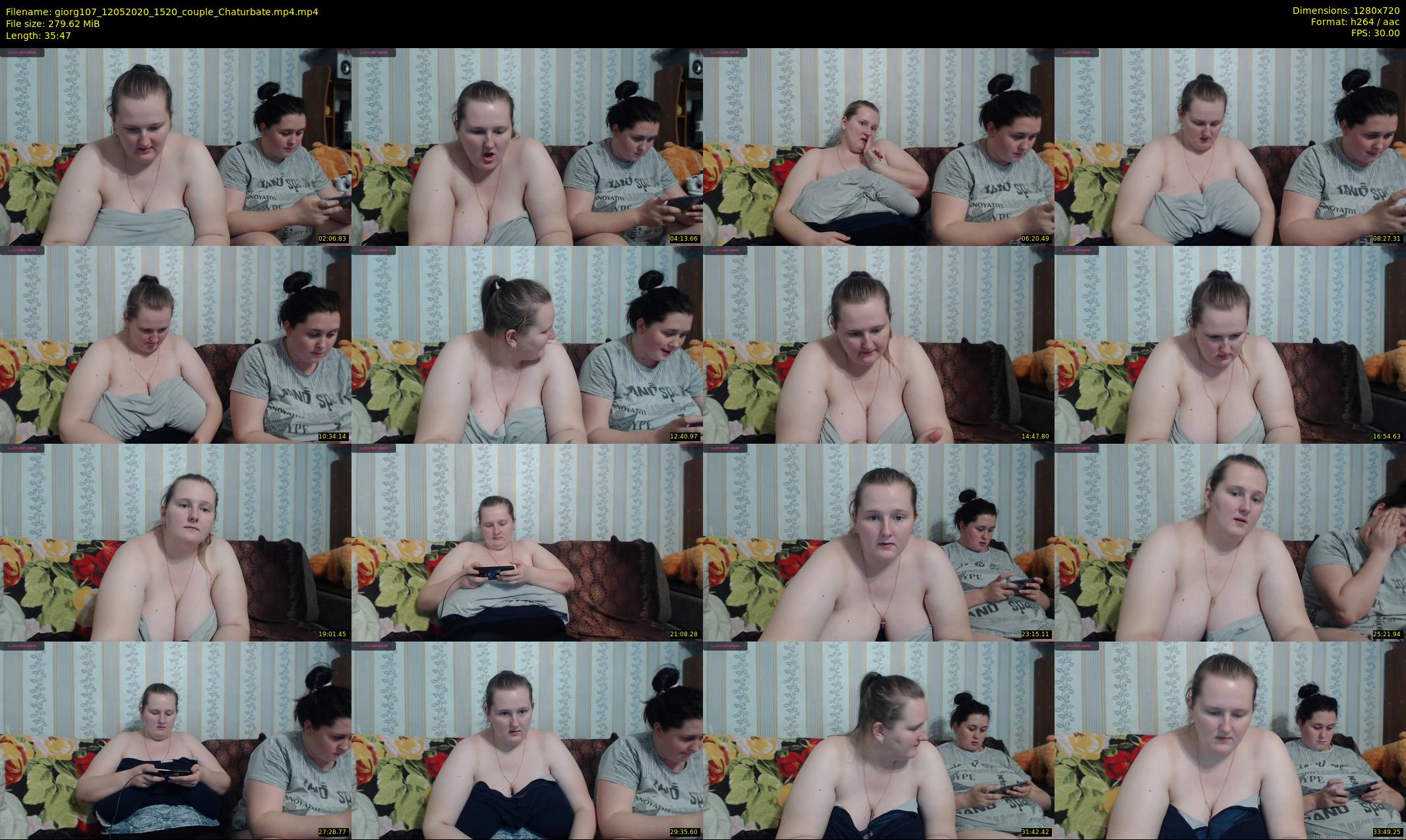 giorg107 — 36 minute Chaturbate couple cam show recording, 720p, May 12, 2020