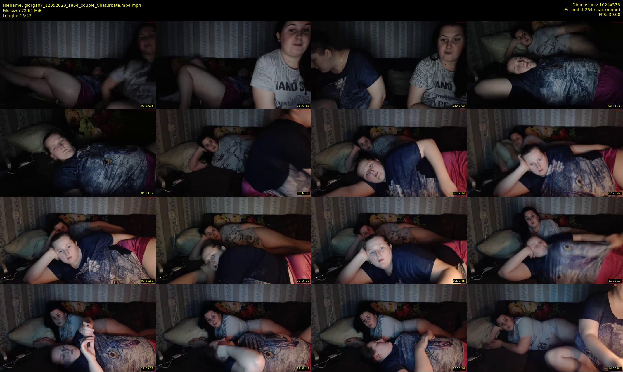 giorg107 — 16 minute Chaturbate couple cam show recording, 480p, May 12, 2020
