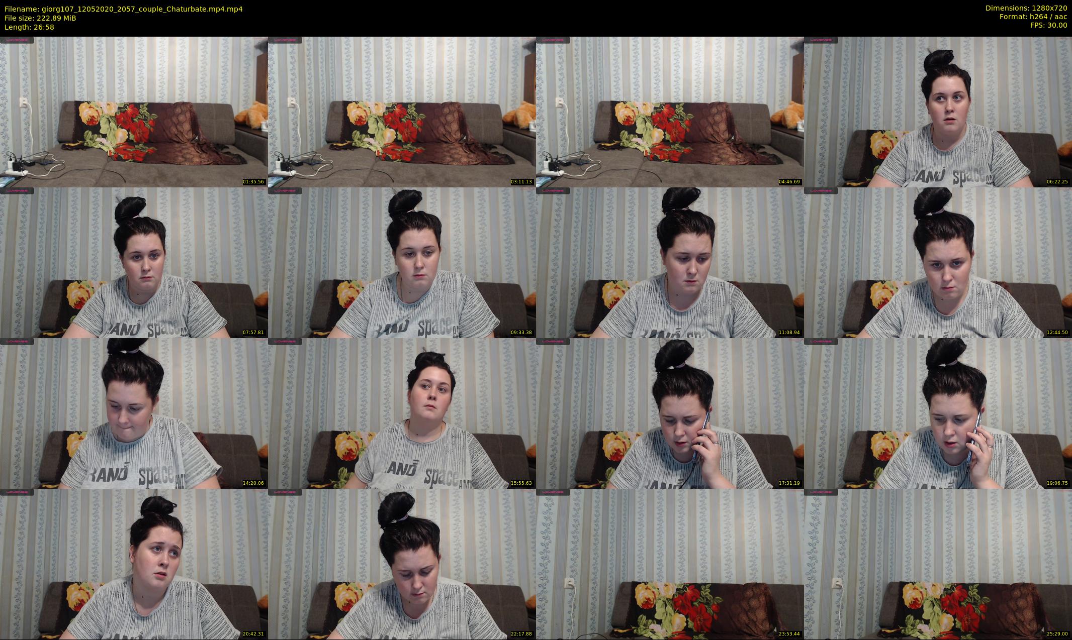 giorg107 — 27 minute Chaturbate couple cam show recording, 720p, May 12, 2020