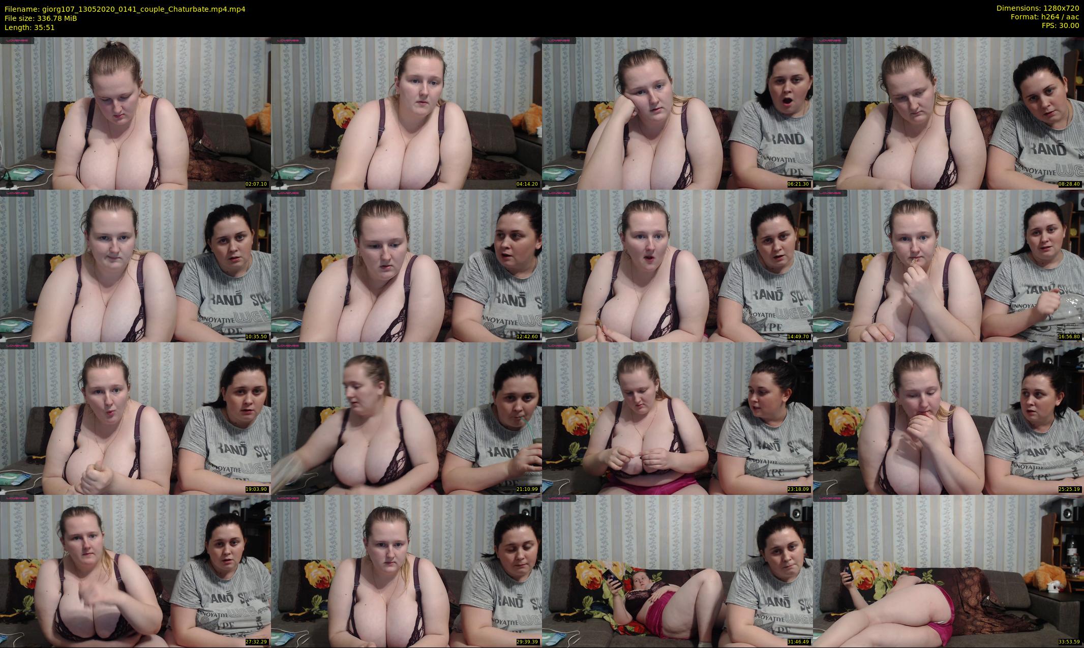 giorg107 — 36 minute Chaturbate couple cam show recording, 720p, May 13, 2020