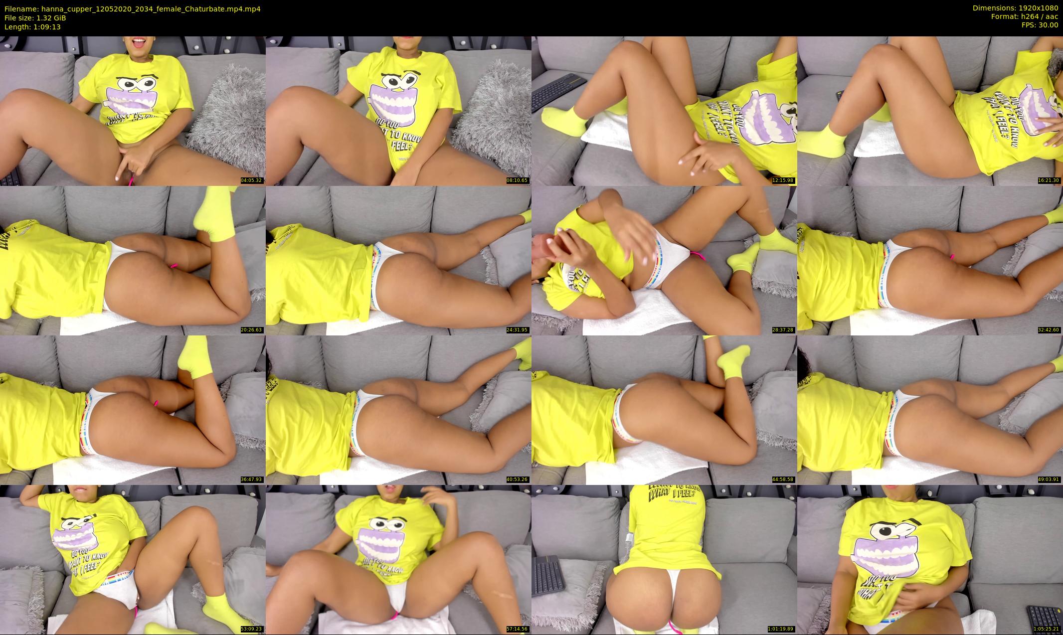 hanna_cupper — 70 minute Chaturbate female cam show recording, 1080p, May 12, 2020