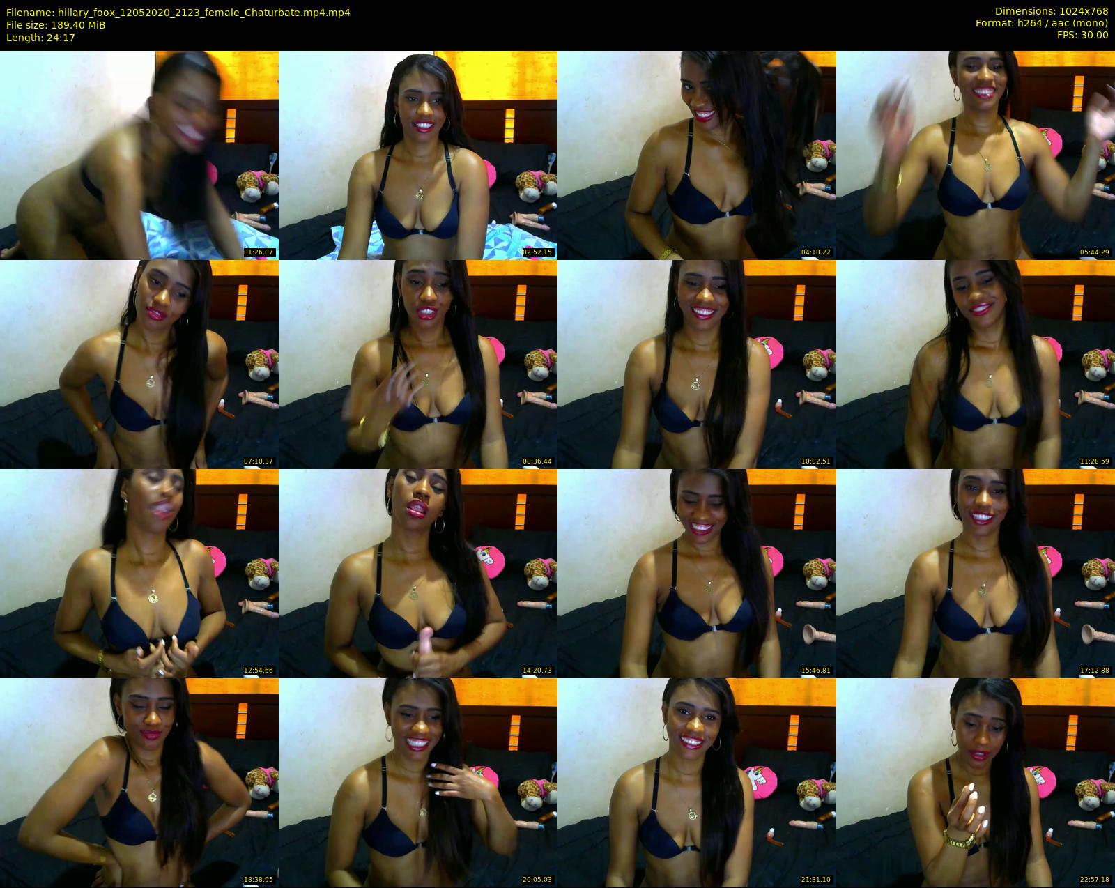 hillary_foox — 25 minute Chaturbate female cam show recording, 720p, May 12, 2020