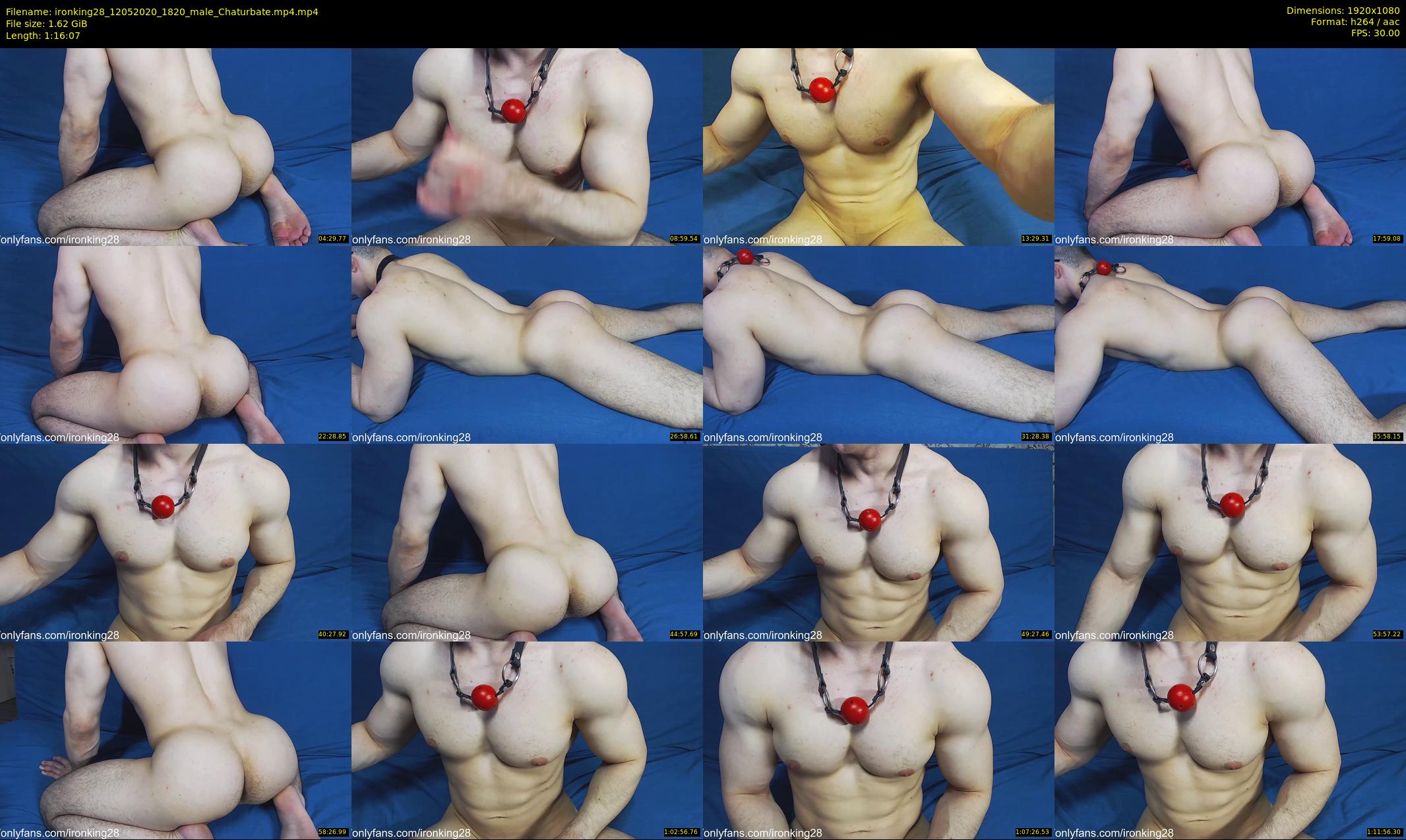 ironking28 — 77 minute Chaturbate male cam show recording, 1080p, May 12, 2020